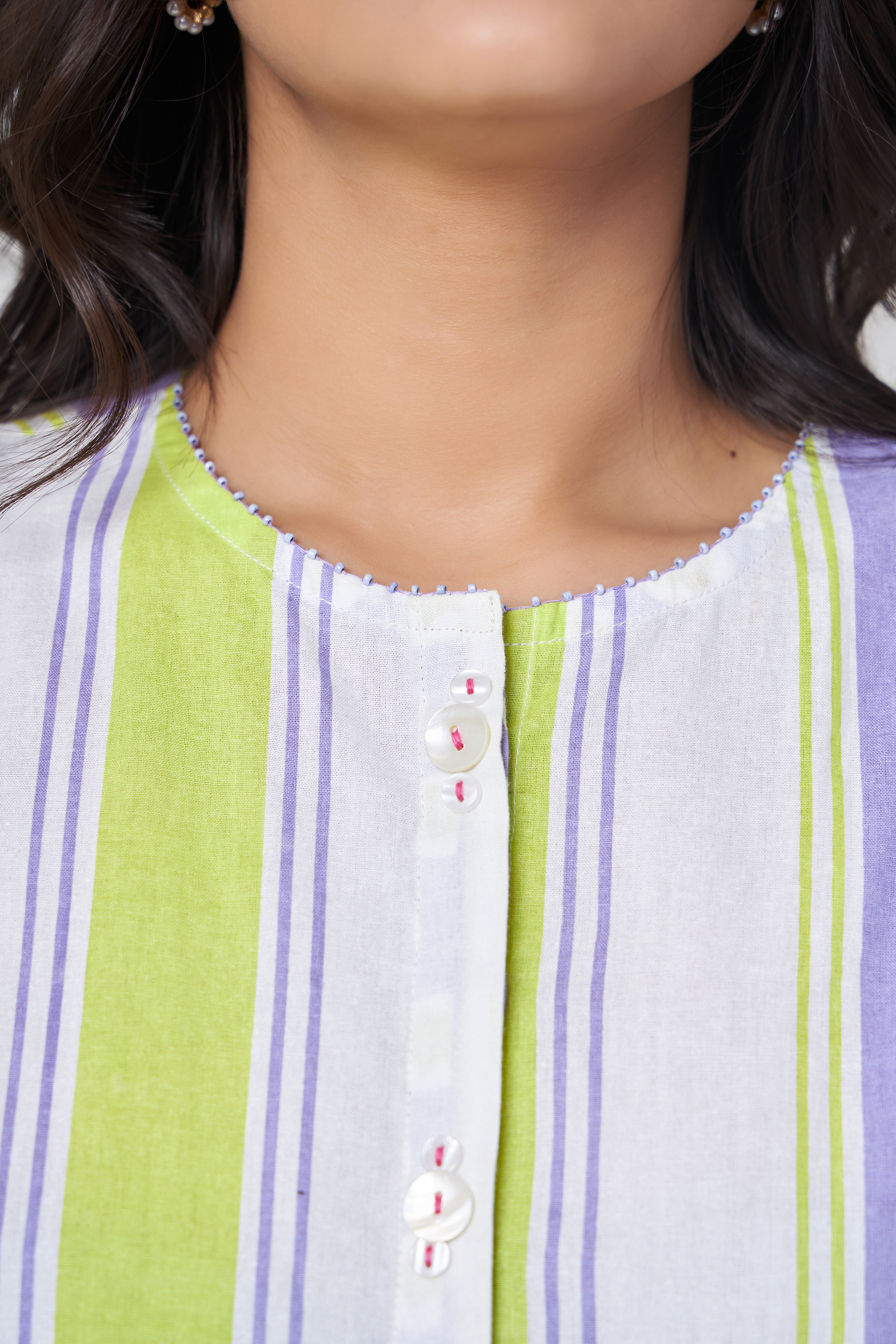 Meera Soft Stripe Top