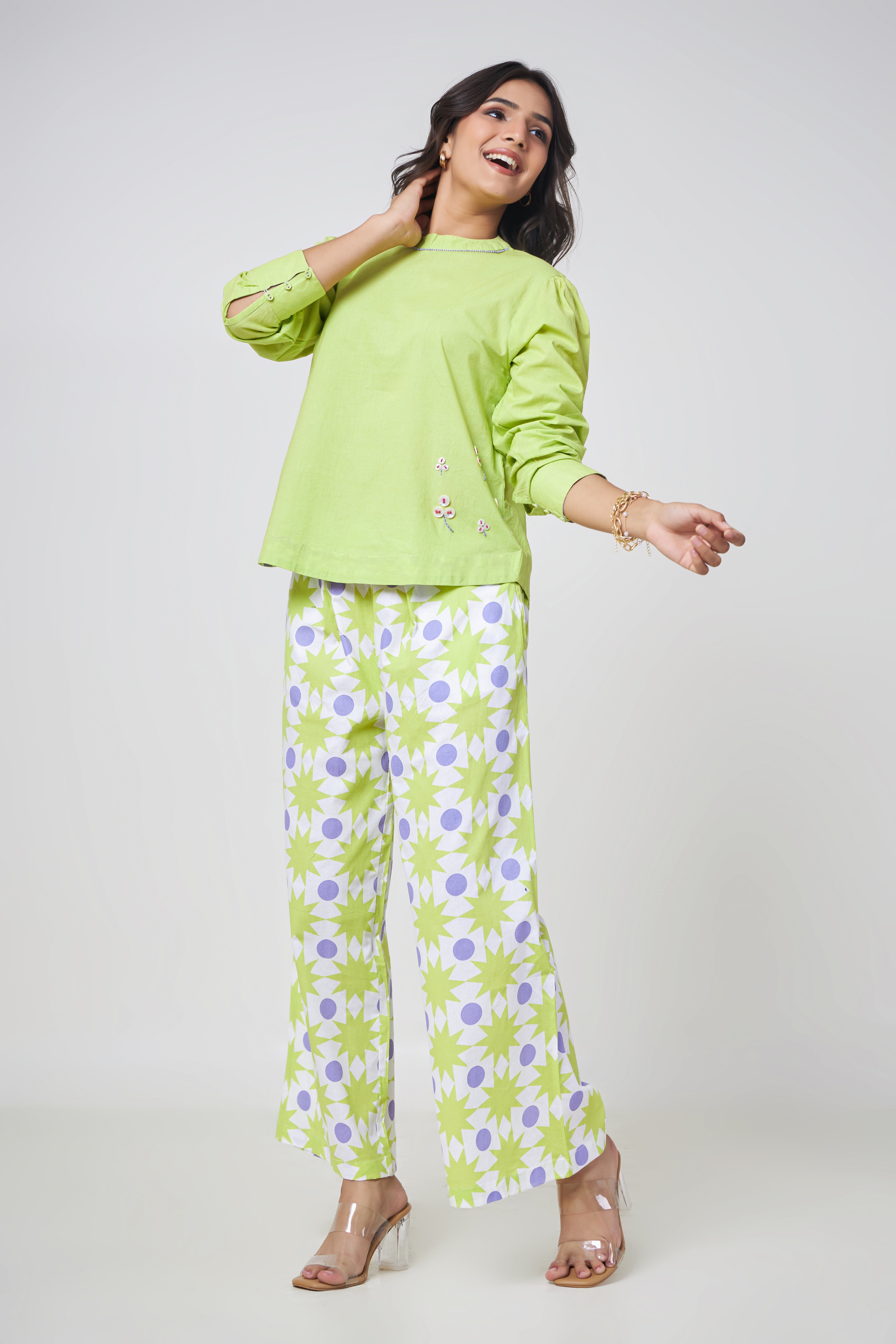 Kaira Meadow Embroidered Top