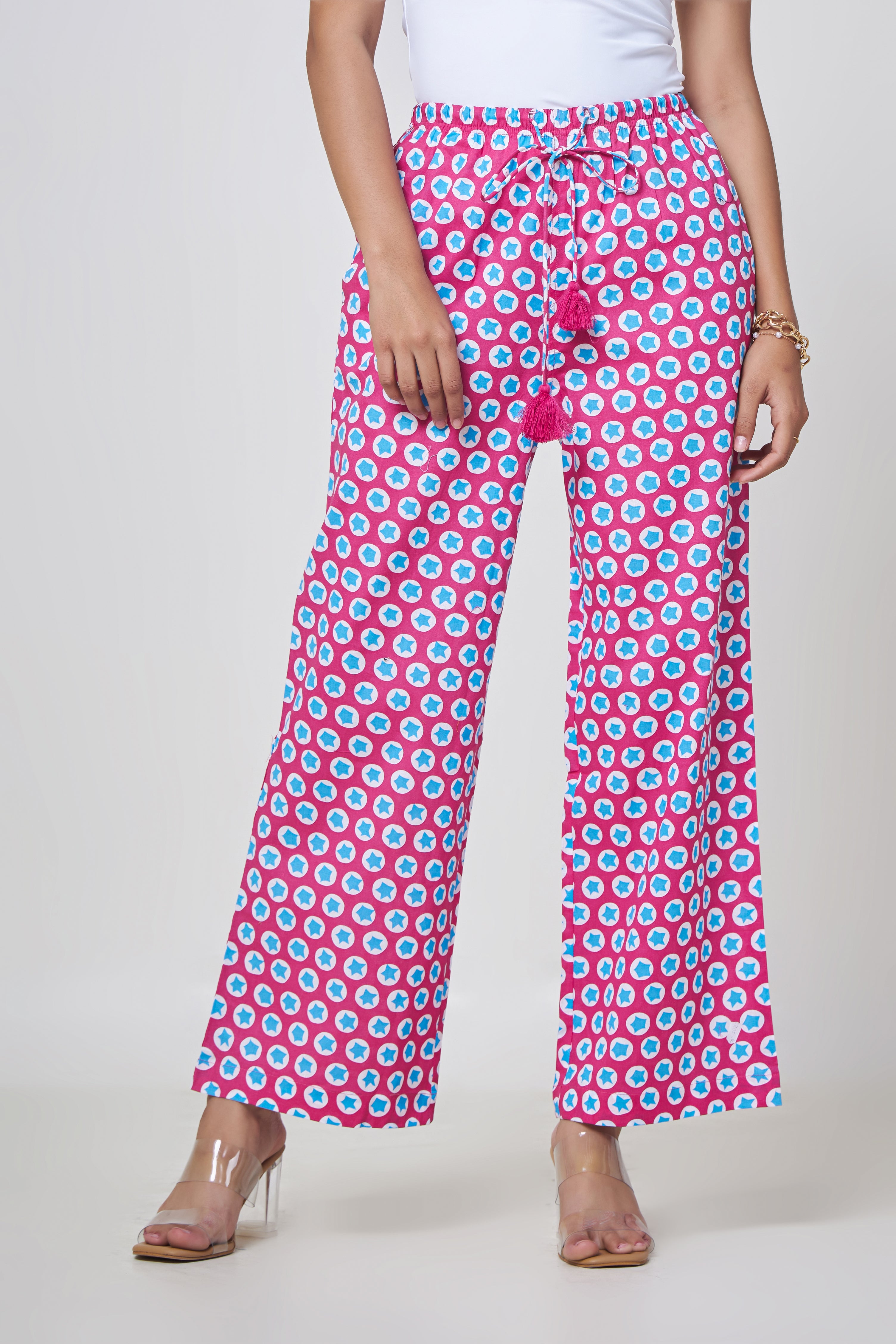 Riva Pink Tassel Lounge Pants