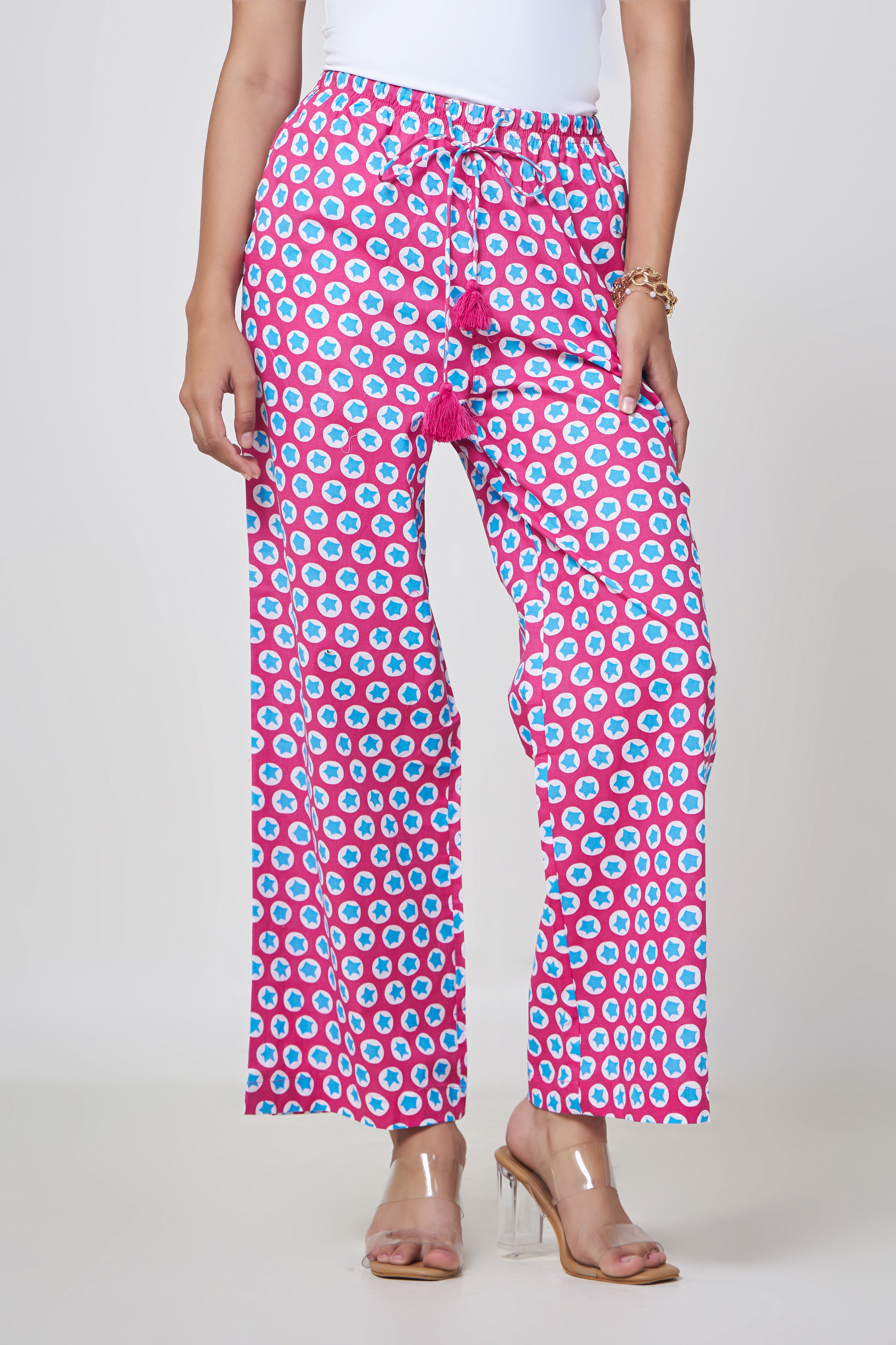 Riva Pink Tassel Lounge Pants