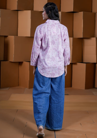 SUNDAY BLOOM ROGAN SHIRT PINK