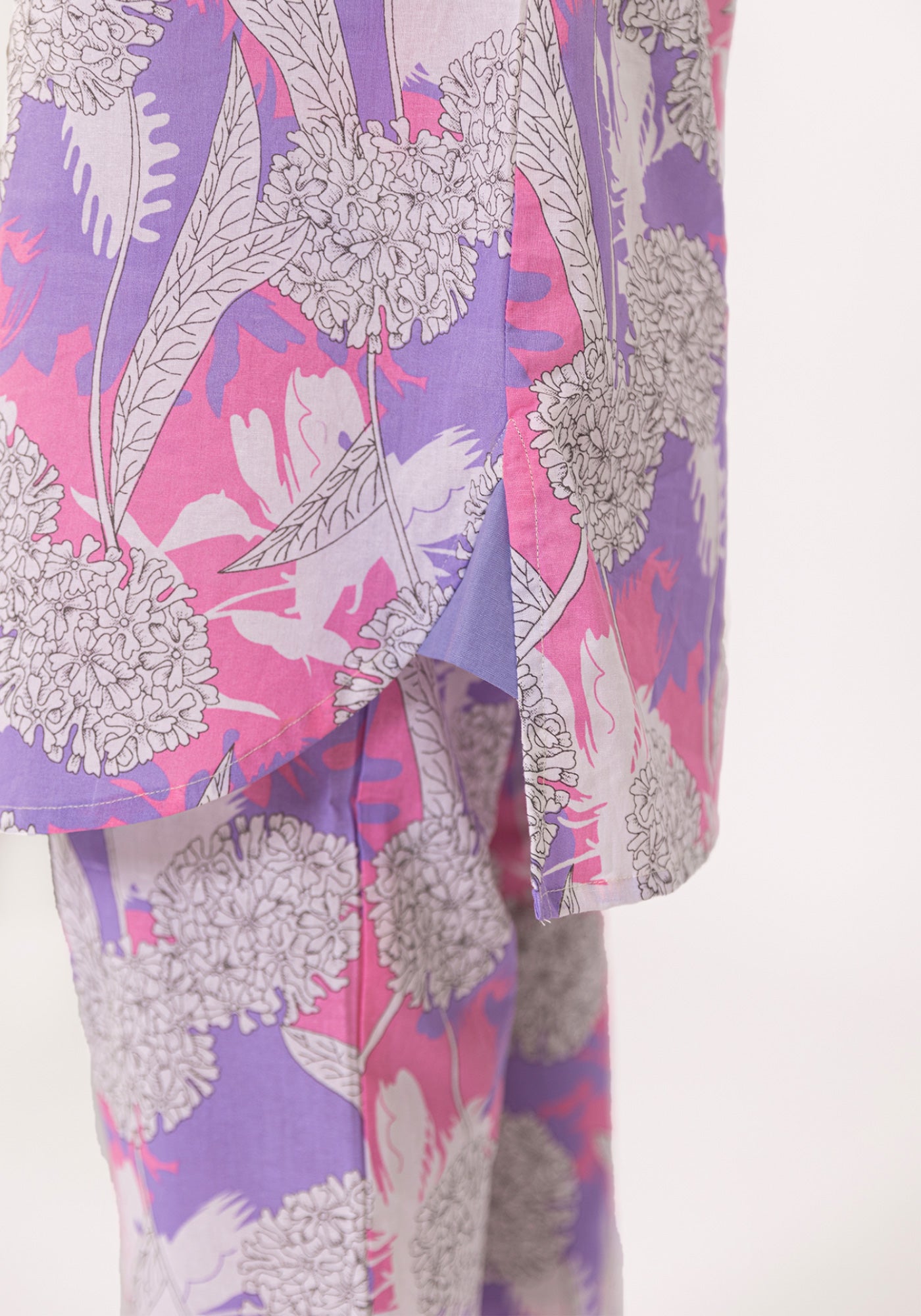 HARROZ PURPLE FLUER TUNIC