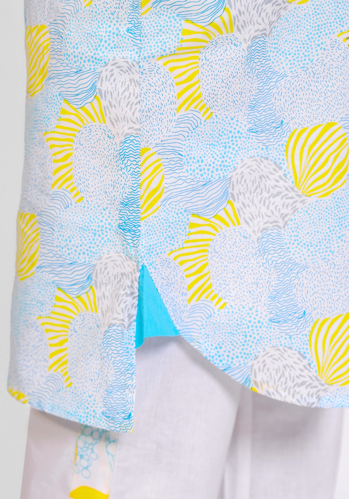 HARROZ YELLOW FLUER TUNIC