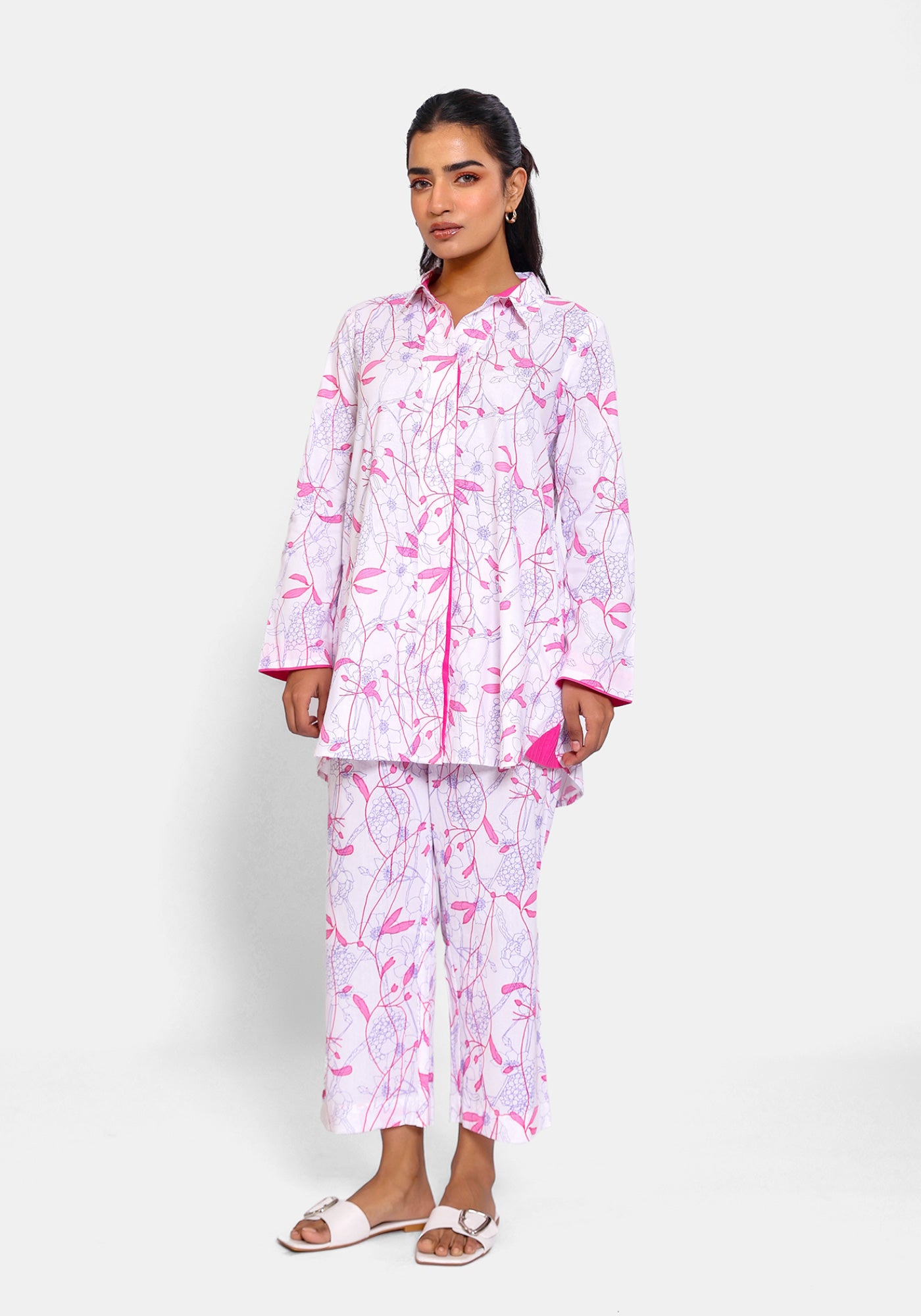 HARROZ PINK PRINTED SHIRT