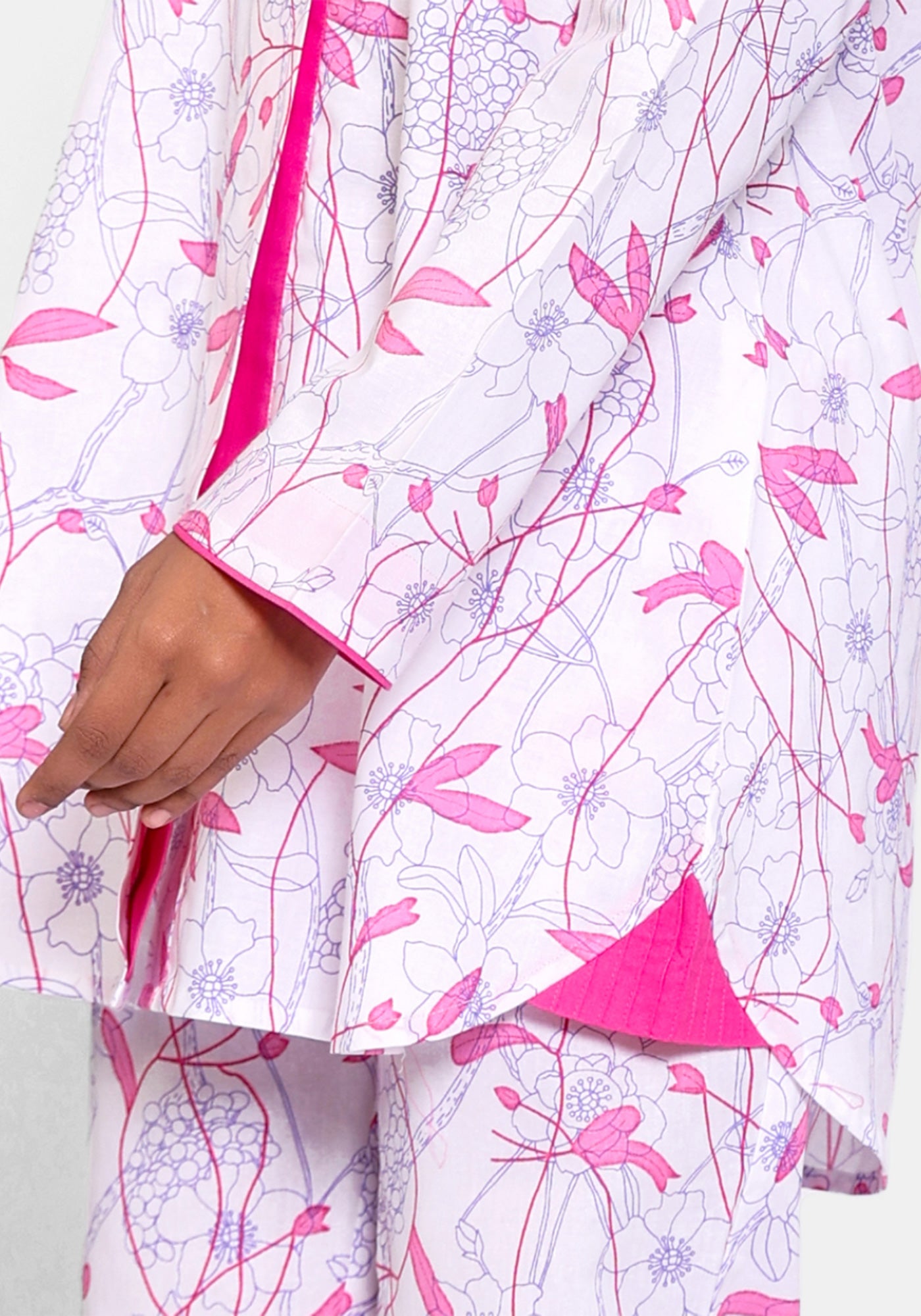 HARROZ PINK PRINTED SHIRT
