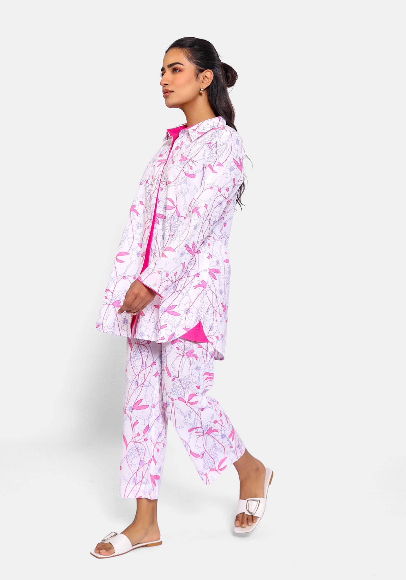 HARROZ PINK PRINTED SHIRT