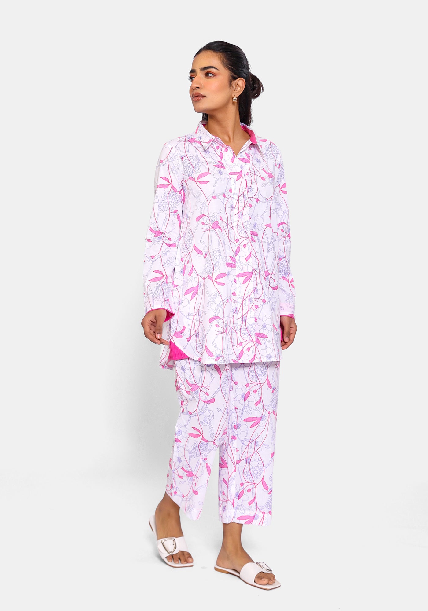 HARROZ PINK PRINTED SHIRT