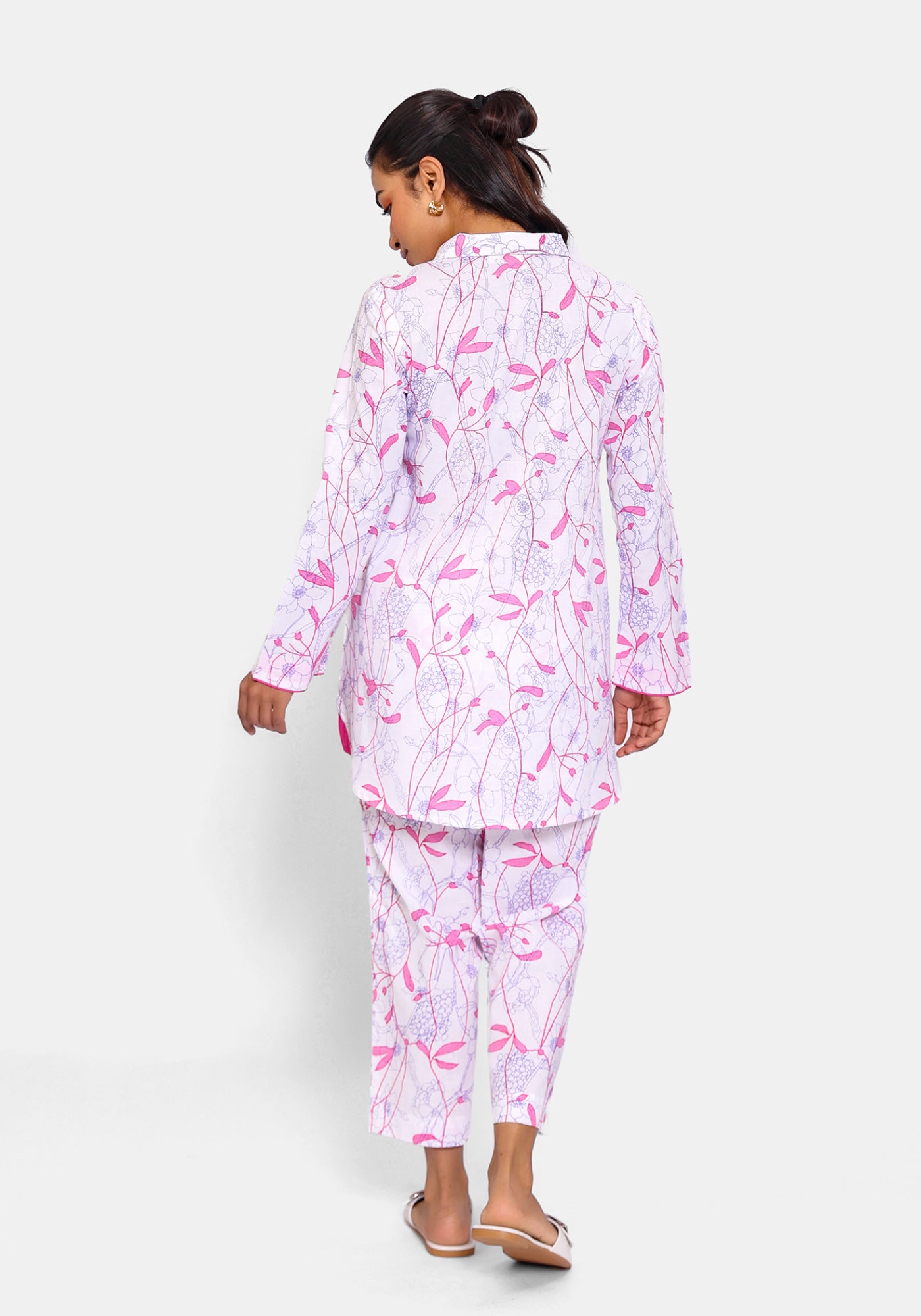 HARROZ PINK PRINTED SHIRT
