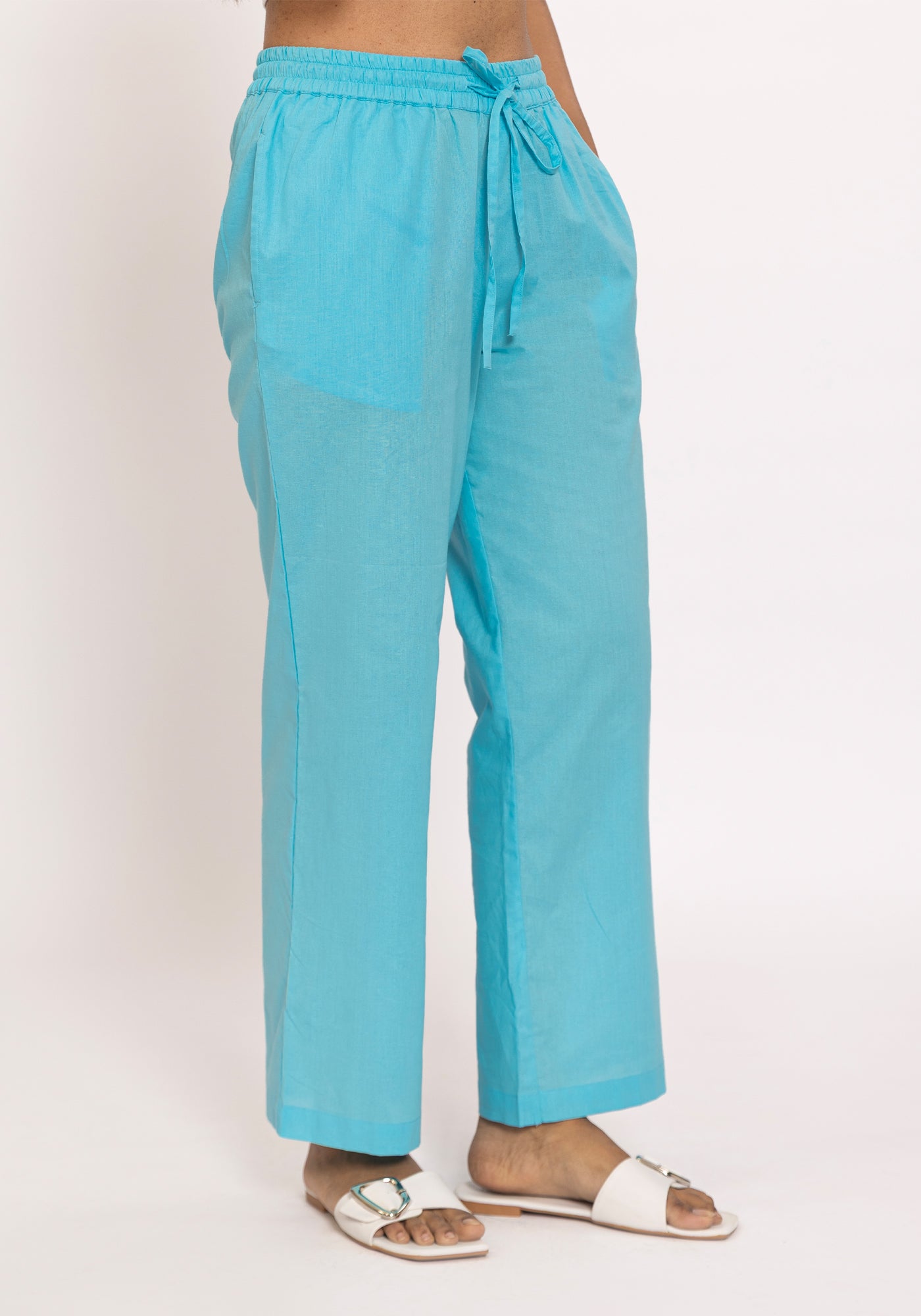 HARROZ SOLID TEAL PANT