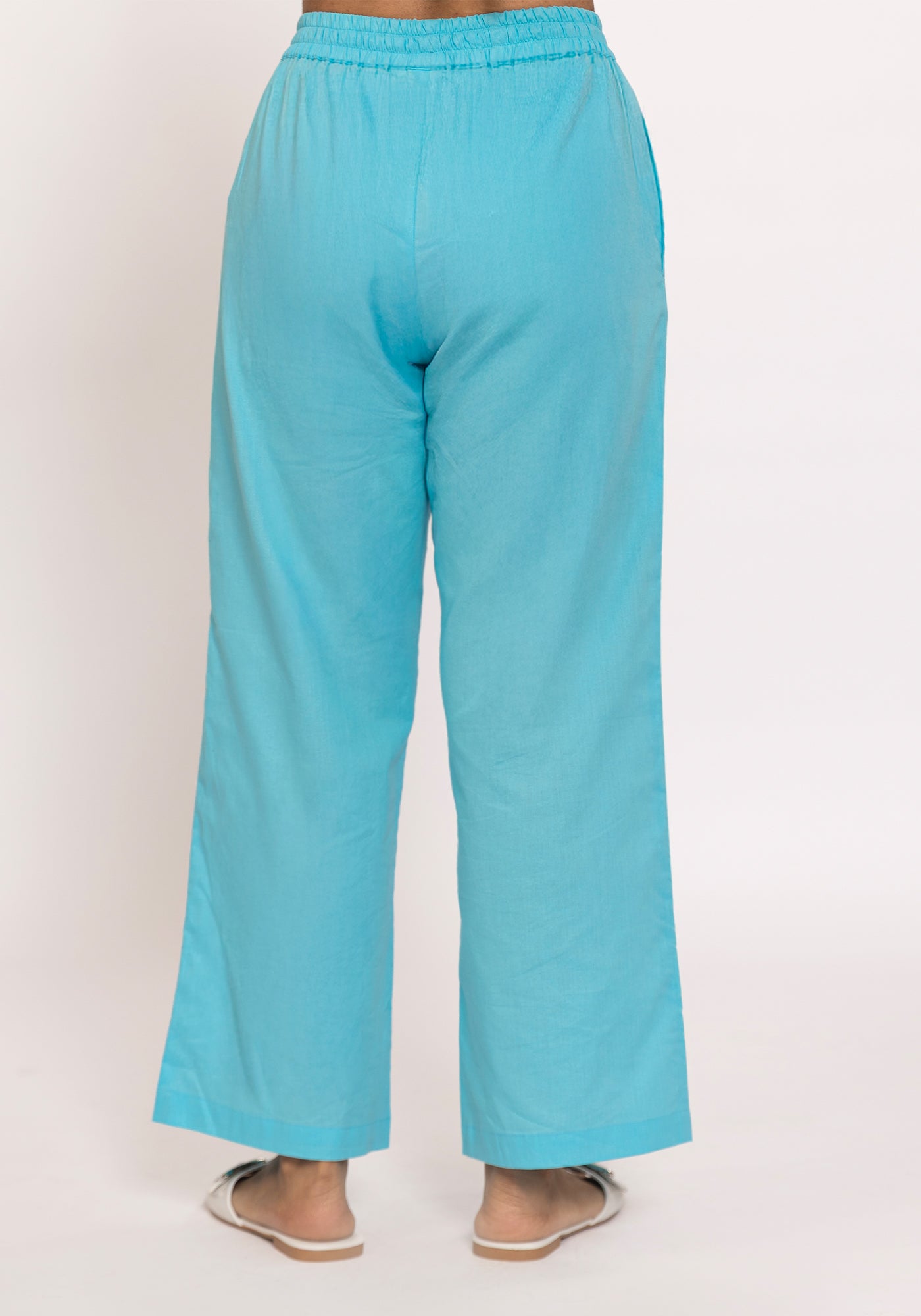 HARROZ SOLID TEAL PANT