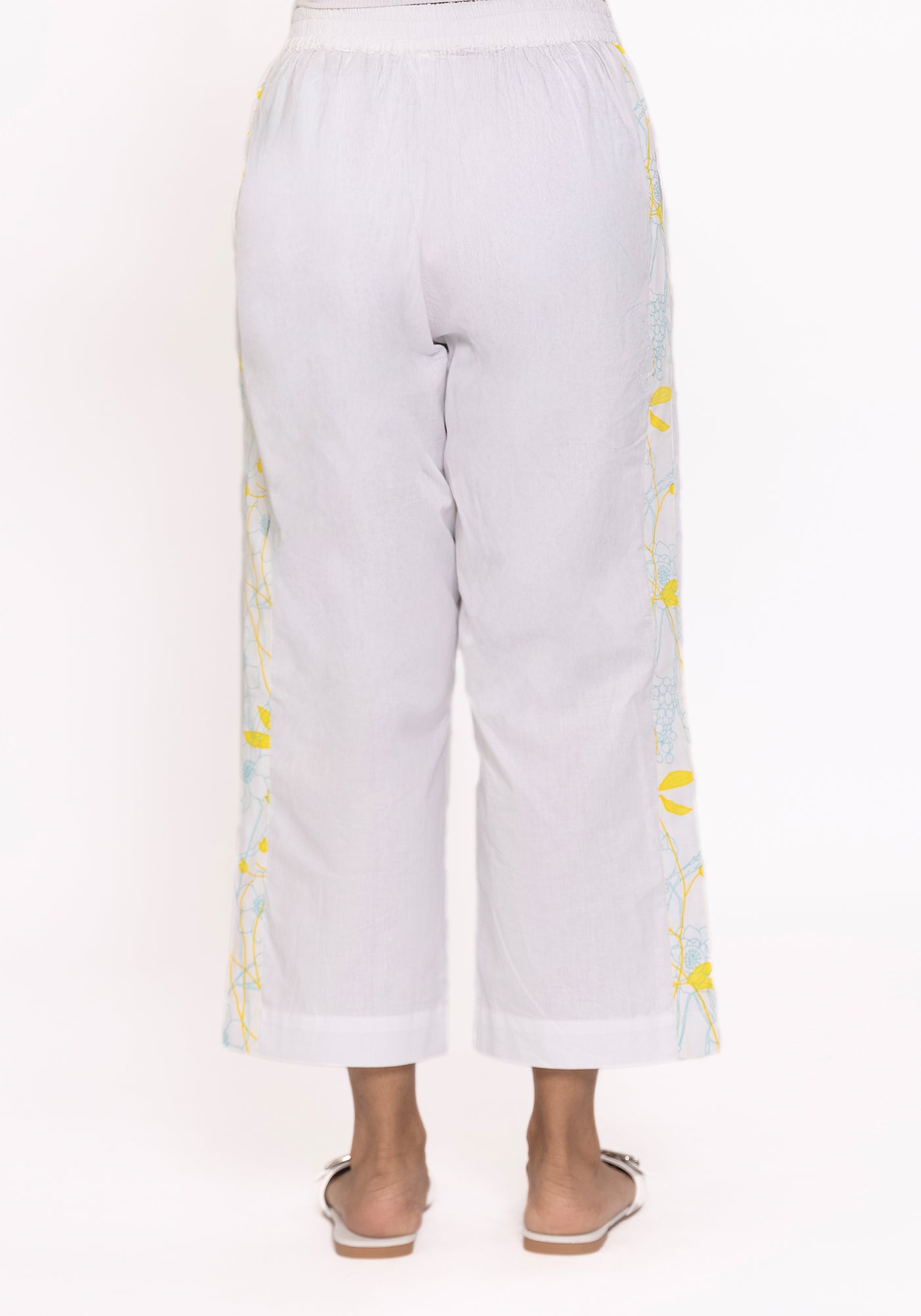 HARROZ SIDE STRIP CULLOTTE YELLOW