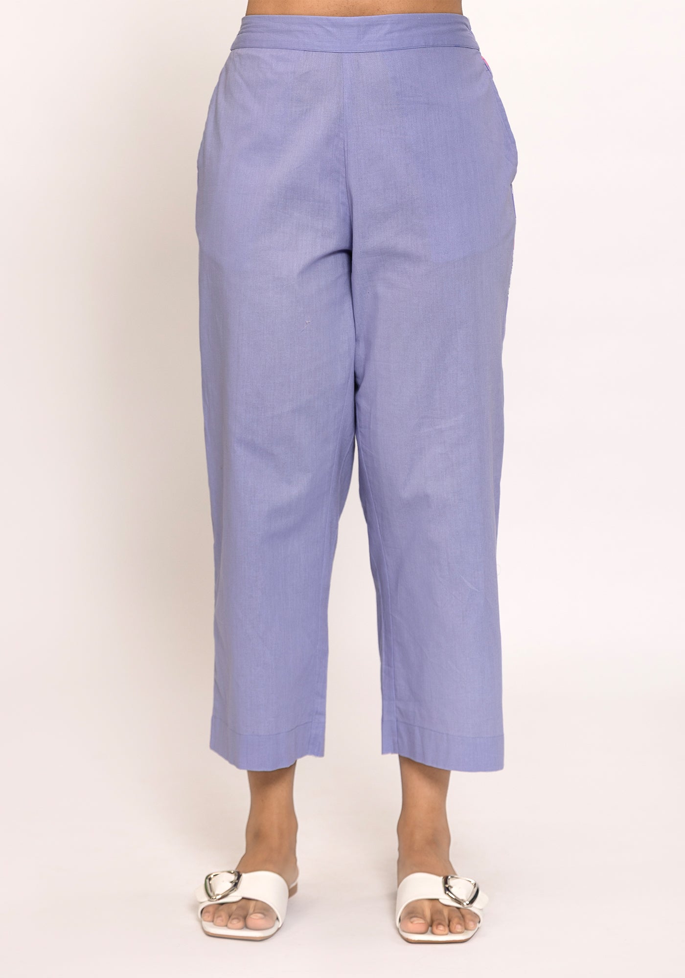 HARROZ SIDE STRIP CULLOTTE PURPLE