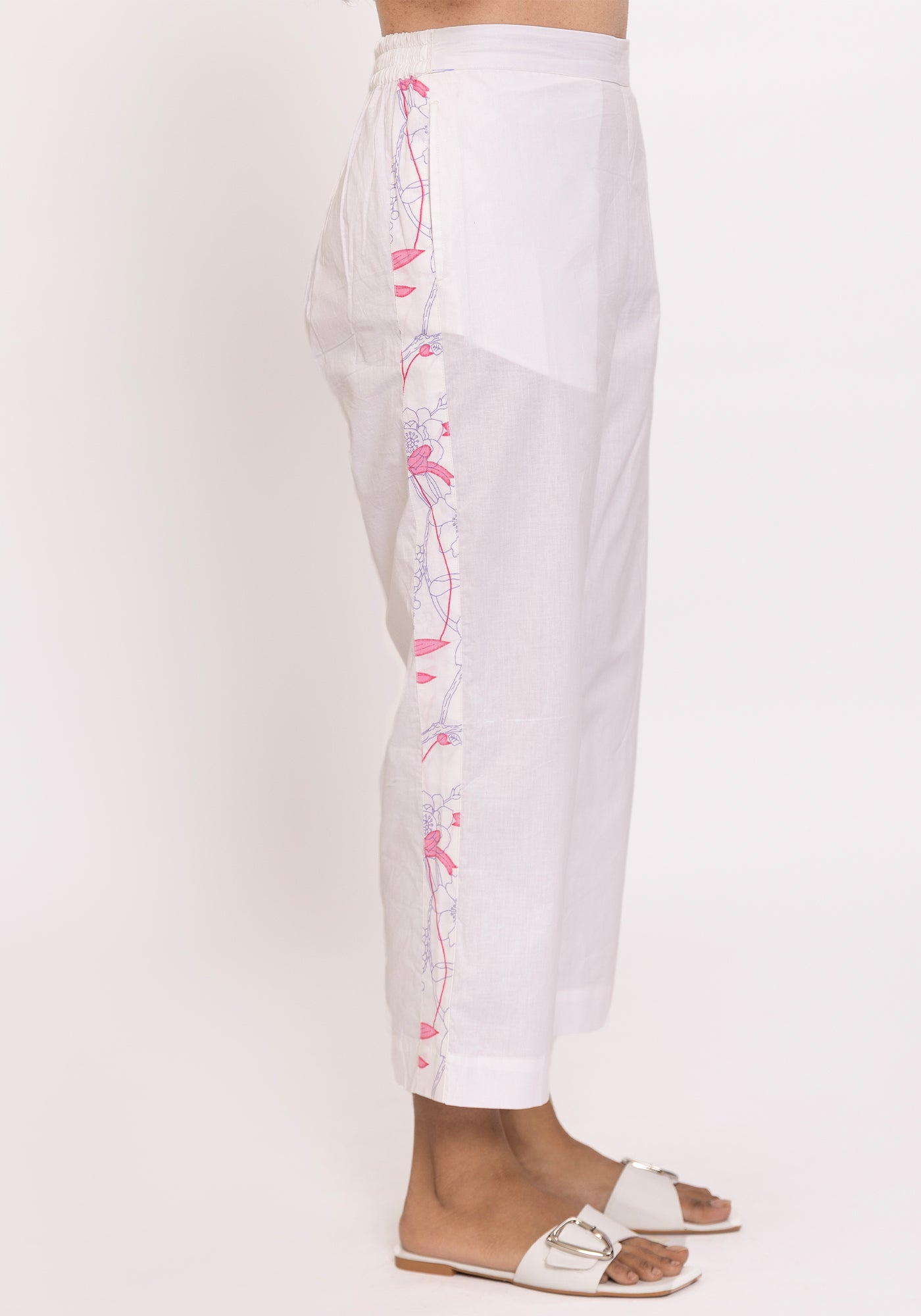 HARROZ SIDE STRIP CULLOTTE PINK
