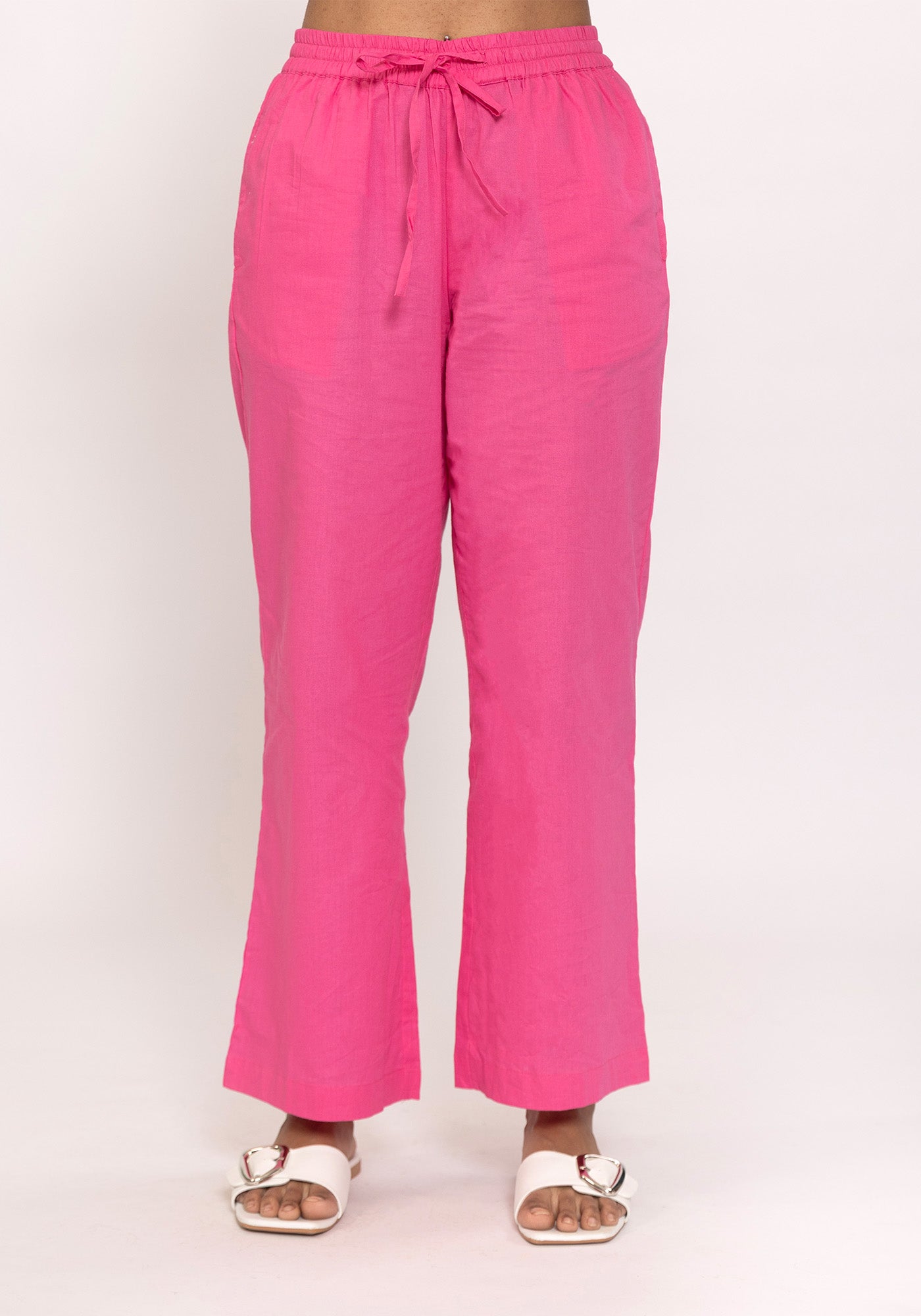 HARROZ SOLID PINK PANT