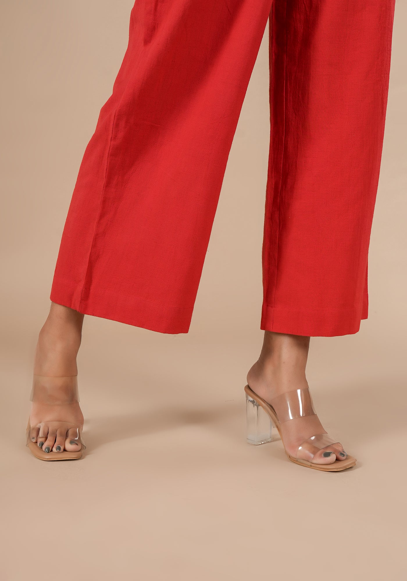 BINDU SOLID RED PANTS
