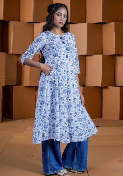 RADHIKA LONG KURTA WITH TASSEL