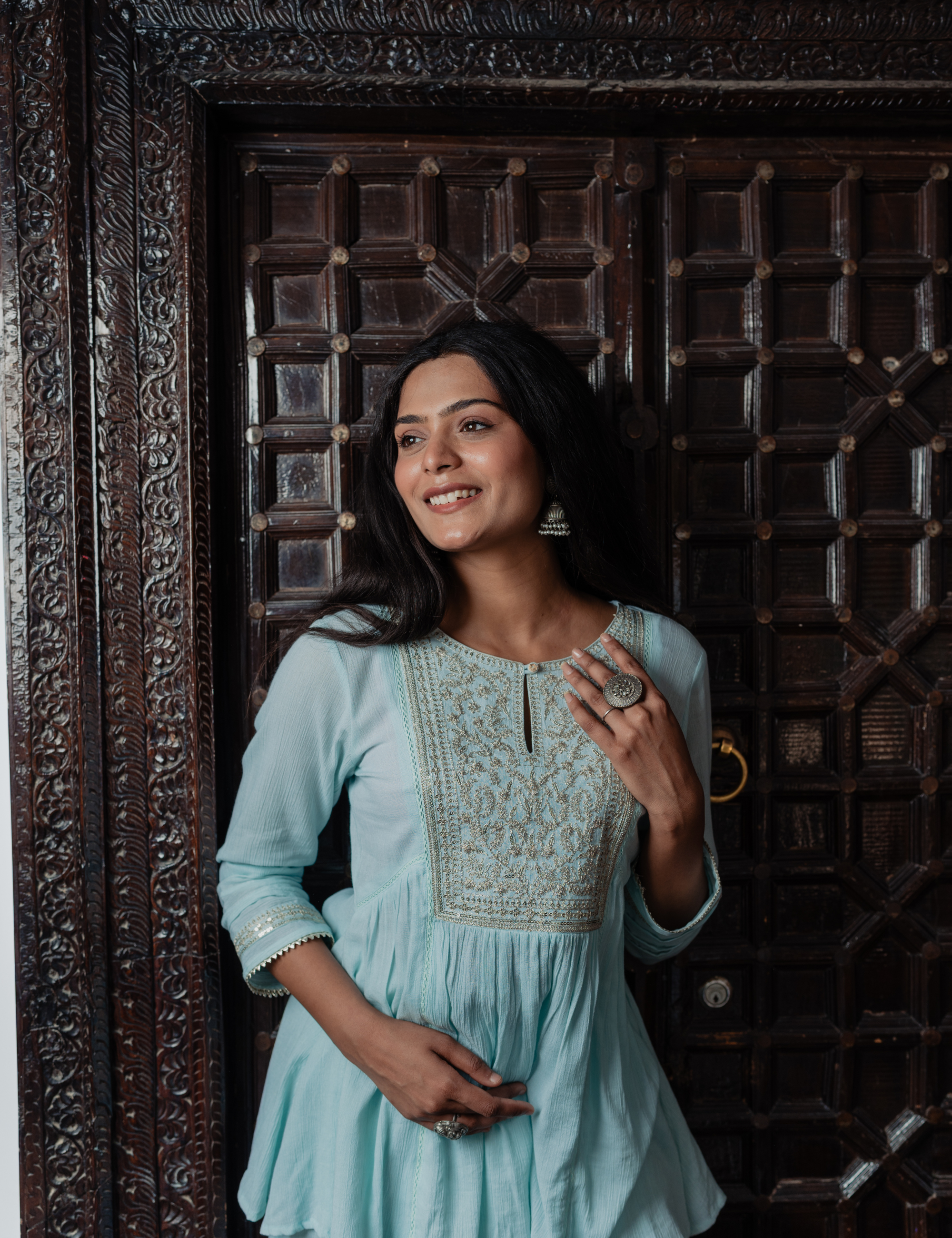 RUHANI CREPE CO-ORD SET