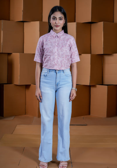 LOVISHA CROP TOP PINK