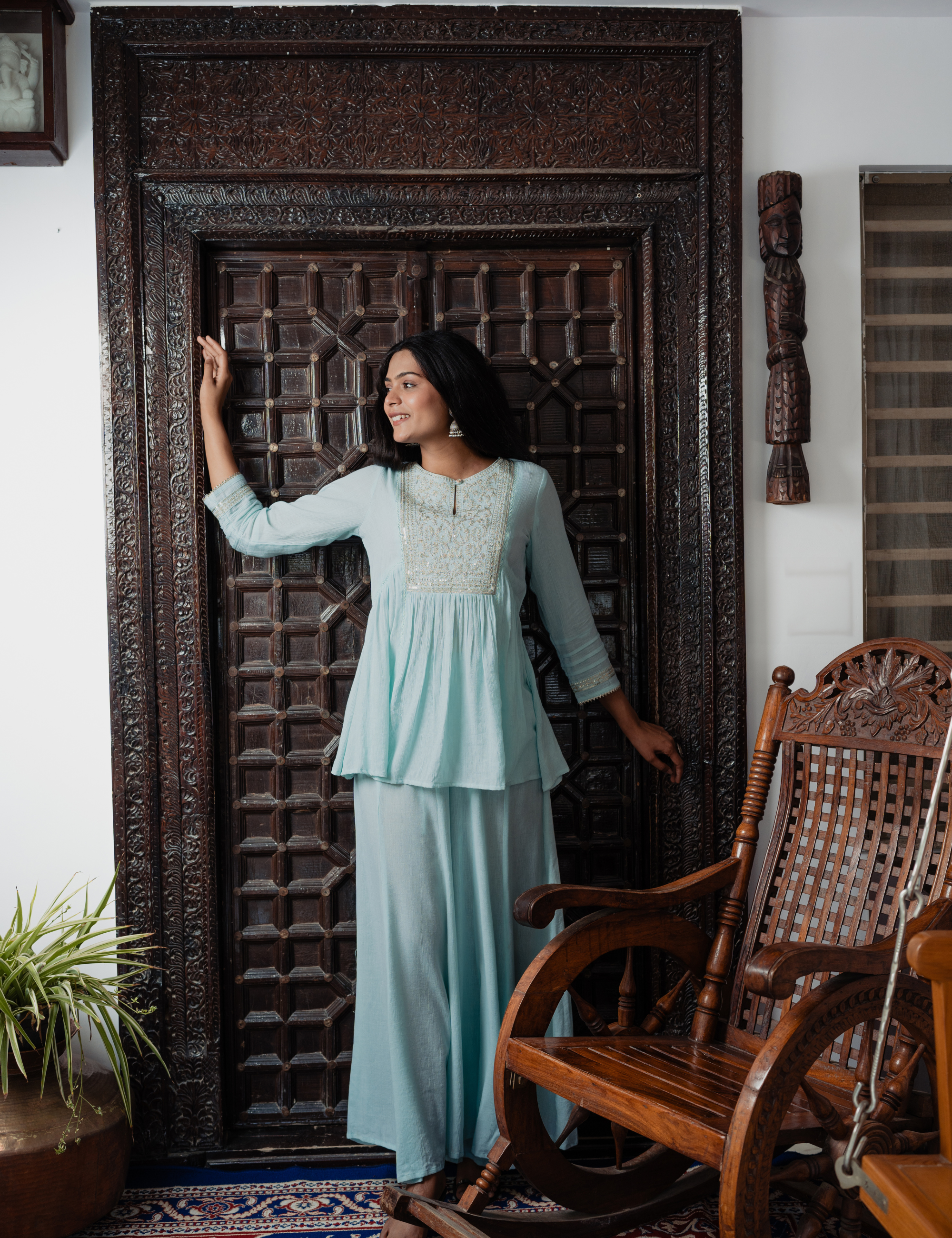 RUHANI CREPE CO-ORD SET