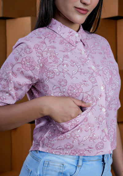 LOVISHA CROP TOP PINK