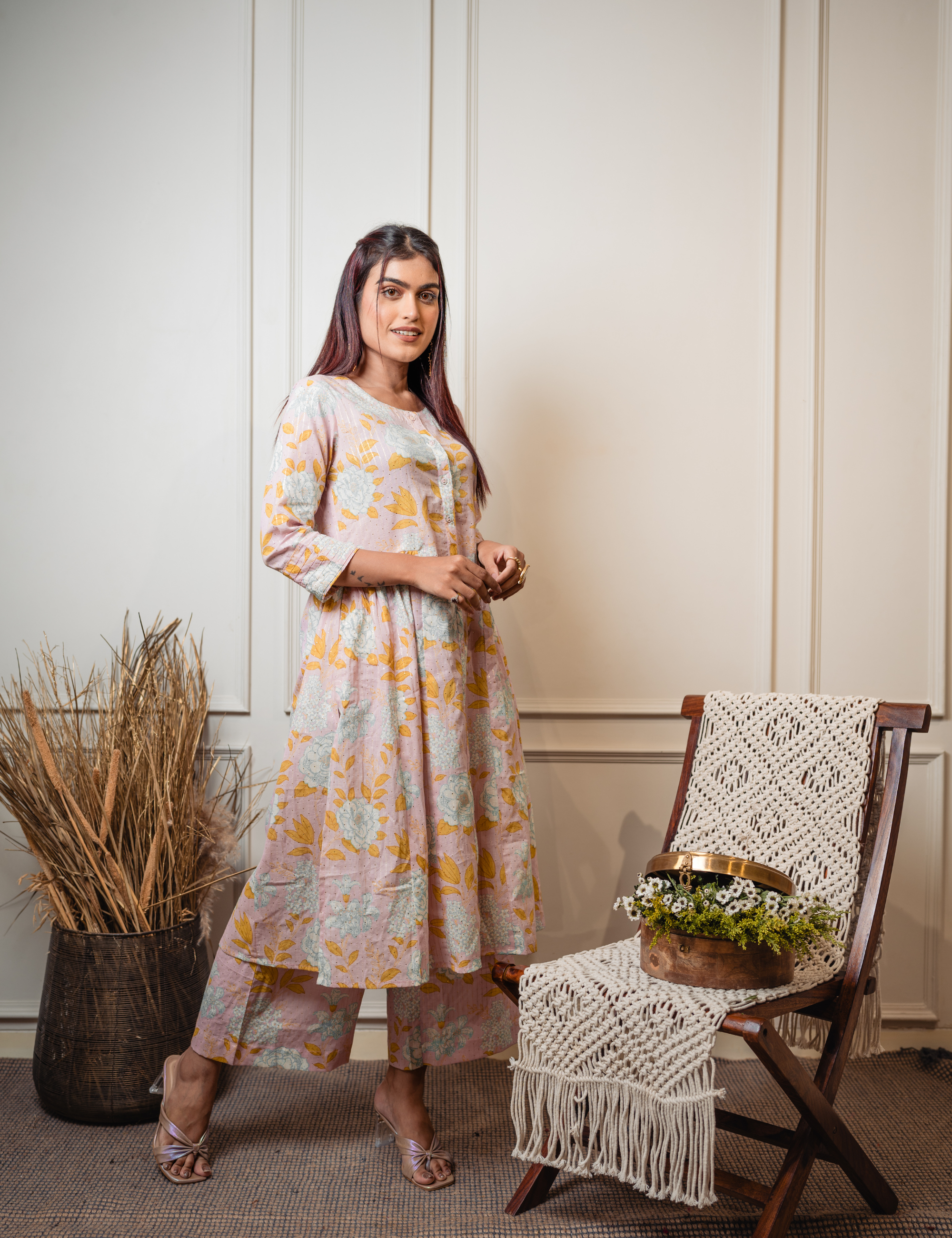 LAILA PRINTED 2 PC KURTA SET