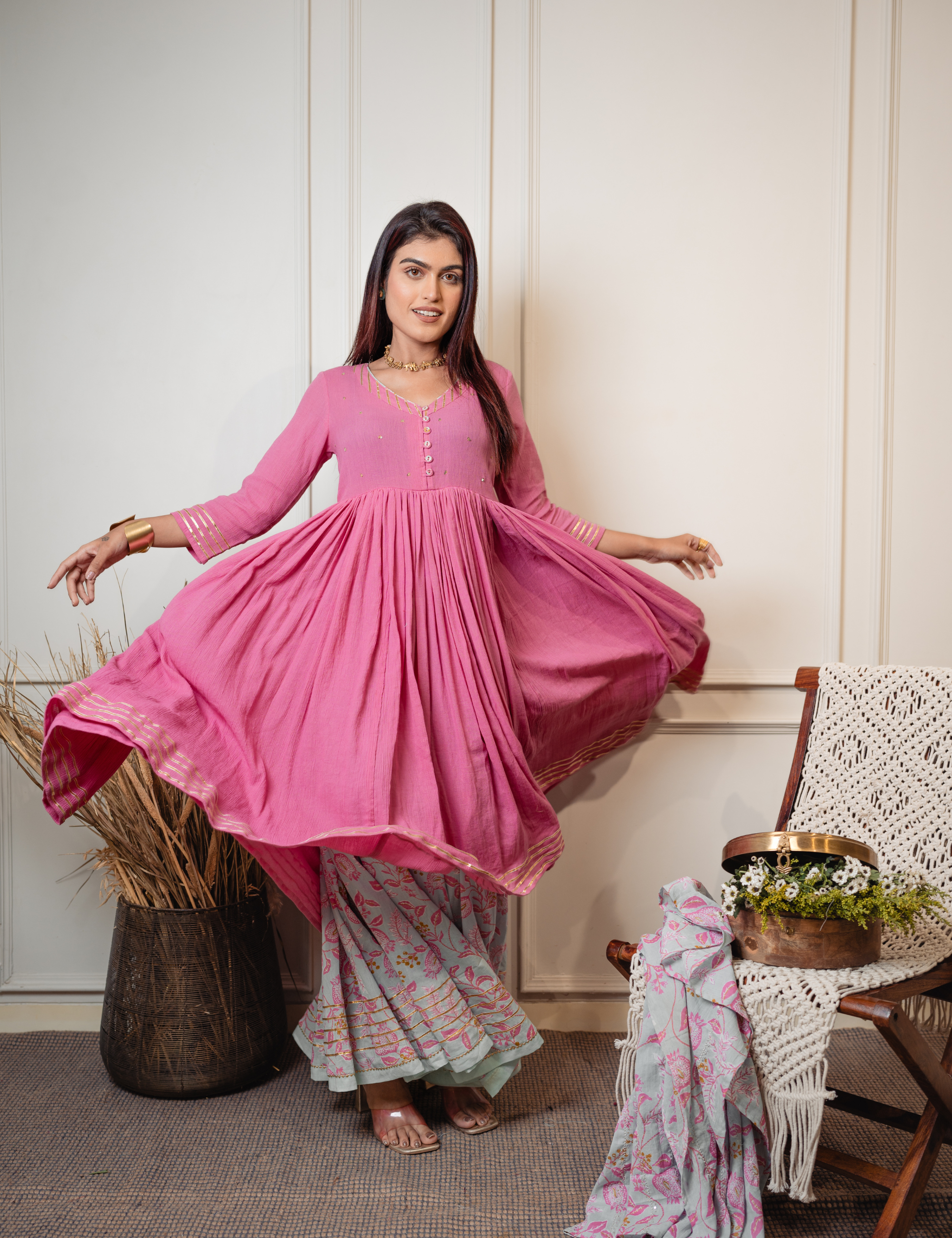 SHRESTHA 3 PC KURTA SET