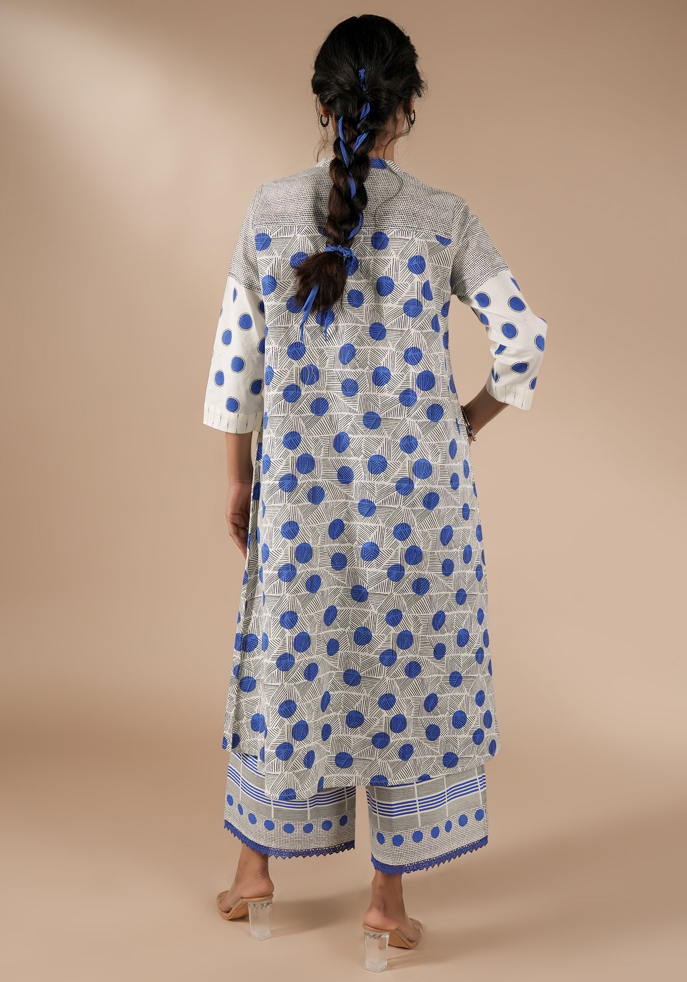 BINDU MULTI PRINT FIT & FLARE KURTA