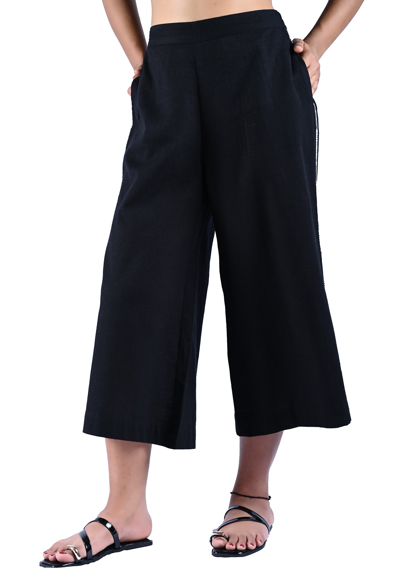 GRAYSCALE MELORA BLACK CULLOTTE