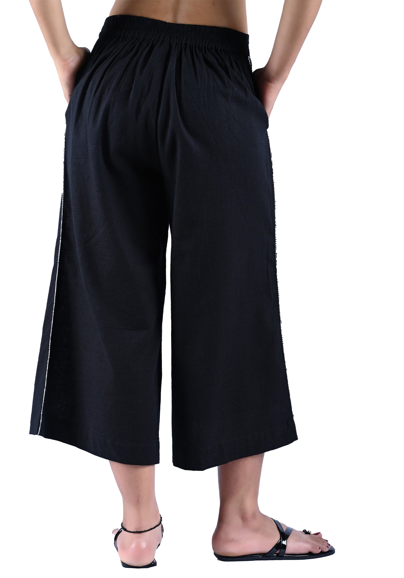 GRAYSCALE MELORA BLACK CULLOTTE