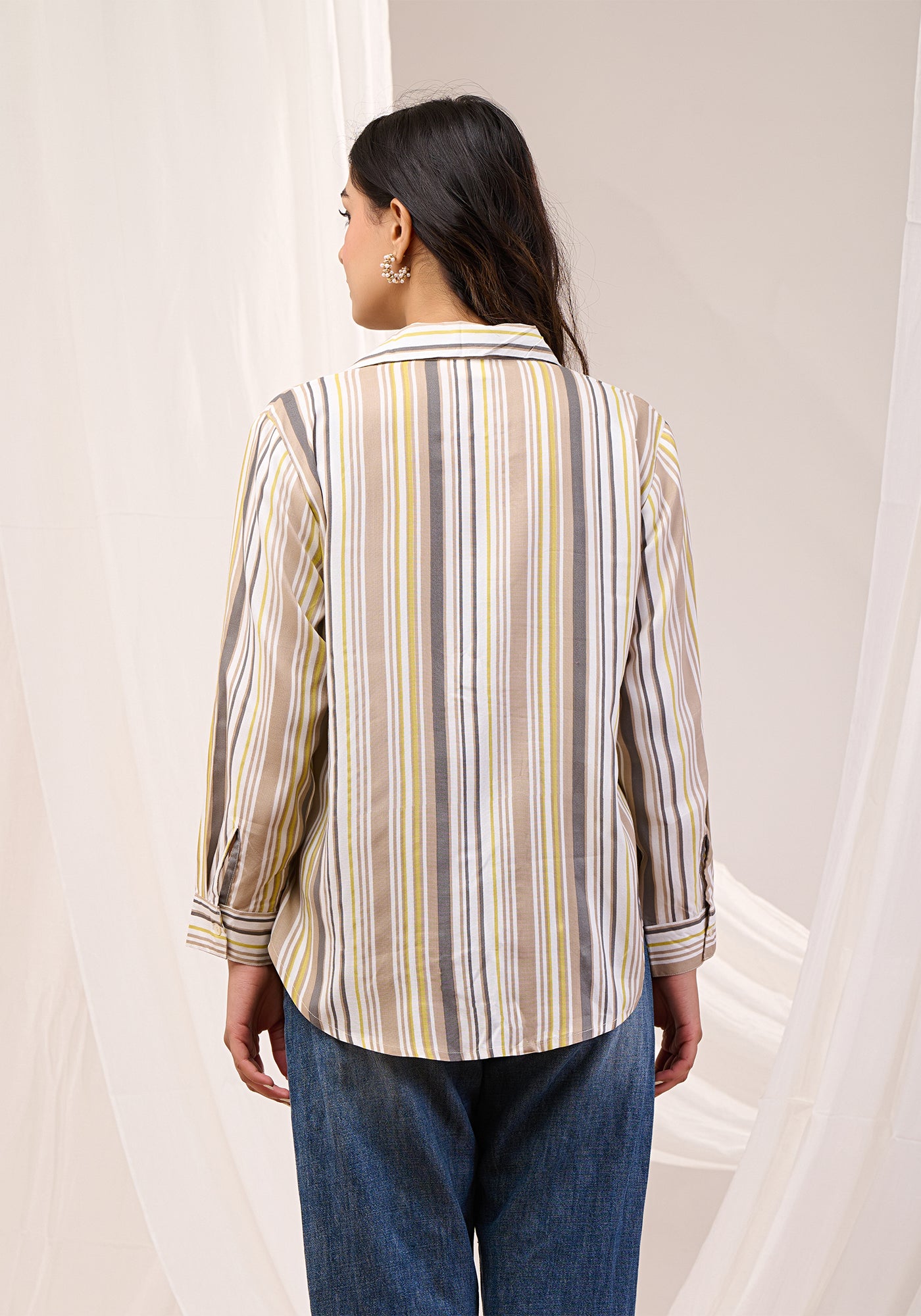 URBAN STRIPES PRINTED SHIRT