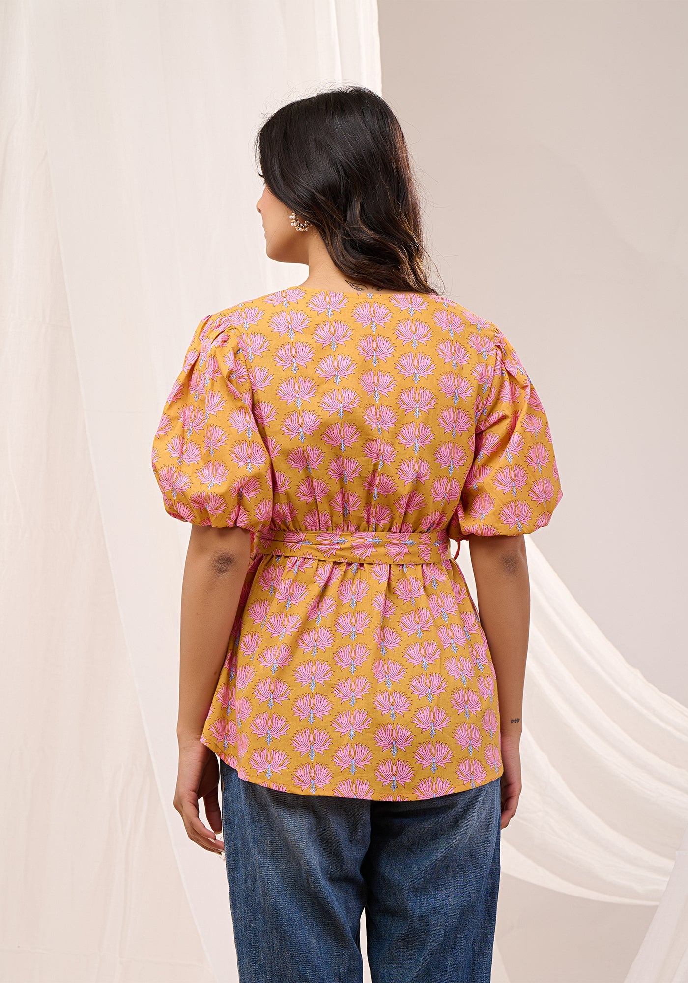 SPRING WHISPER WRAP TOP
