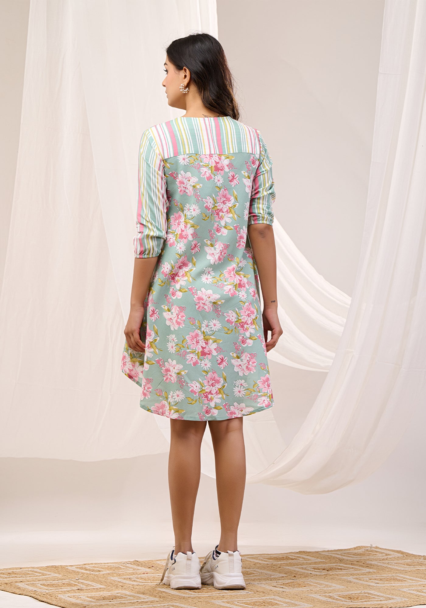 SPRINGTIME SERENADE TUNIC DRESS