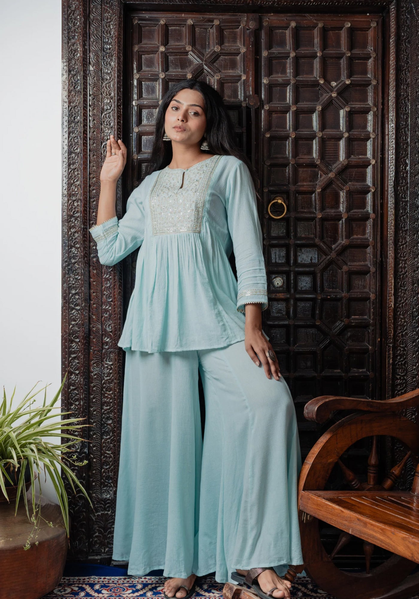 RUHANI CREPE CO-ORD SET