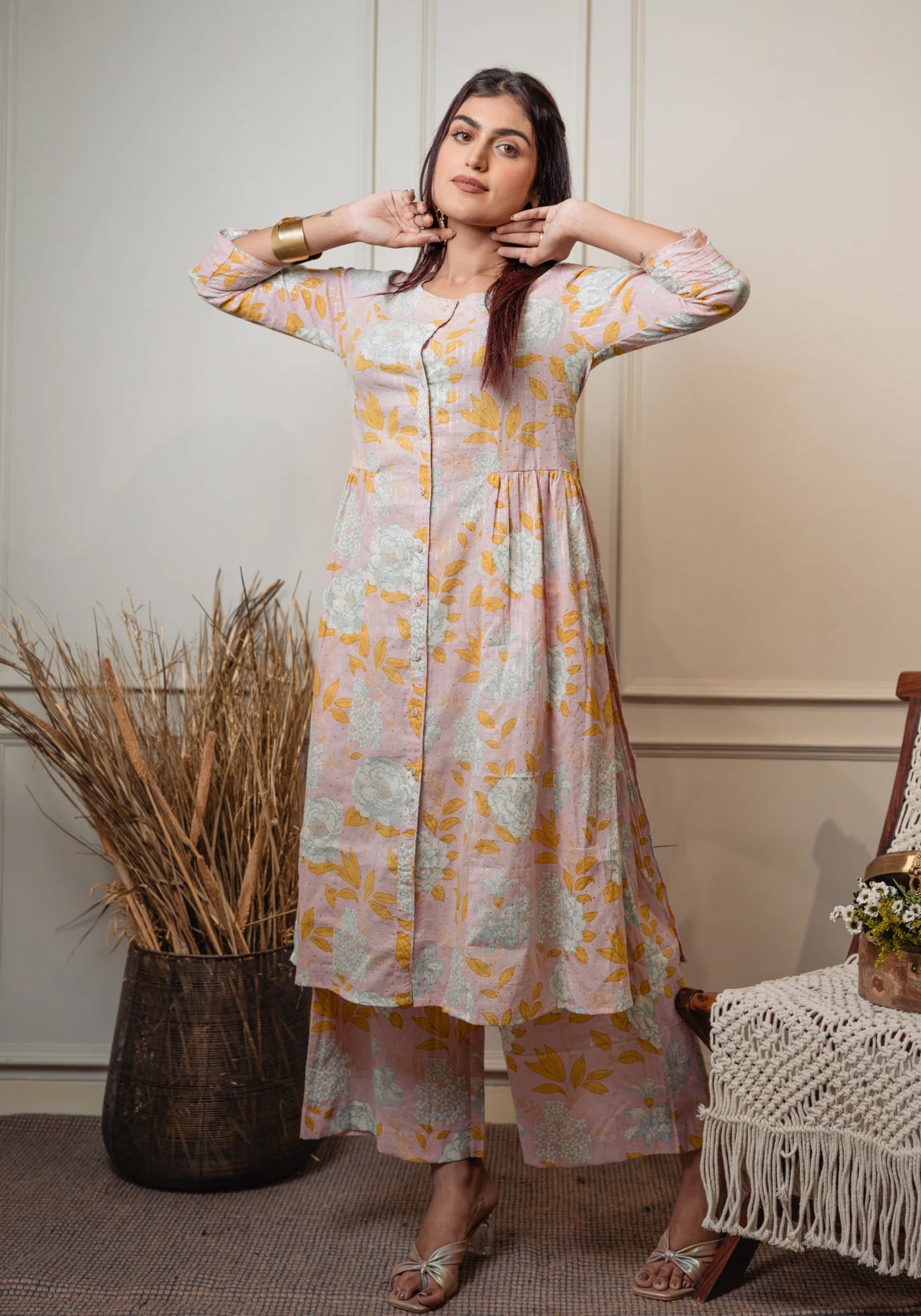 LAILA PRINTED 2 PC KURTA SET