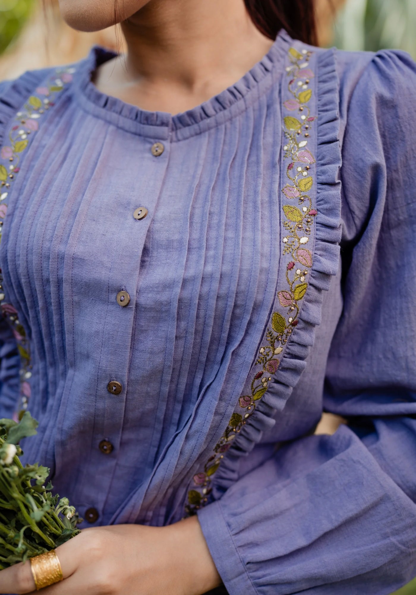 PRIYA MAUVE SHIRT