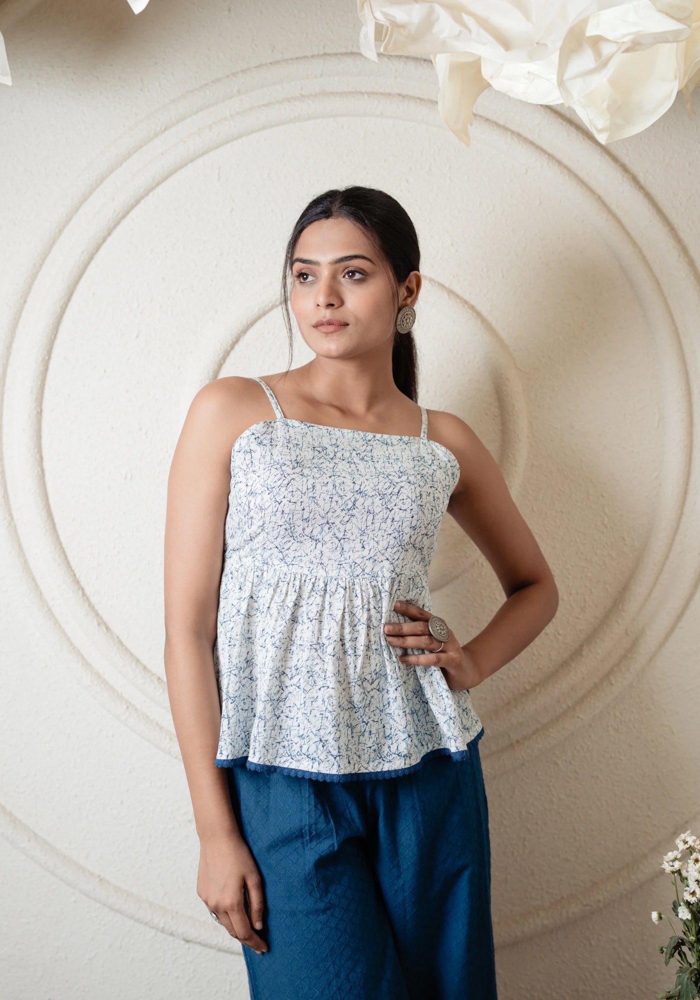 DIVA STRAPPY TOP WITH BACK TIE UP