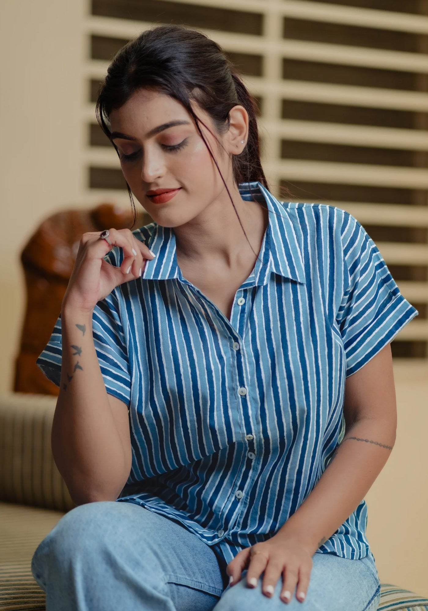 ANA STRIPPED SHIRT
