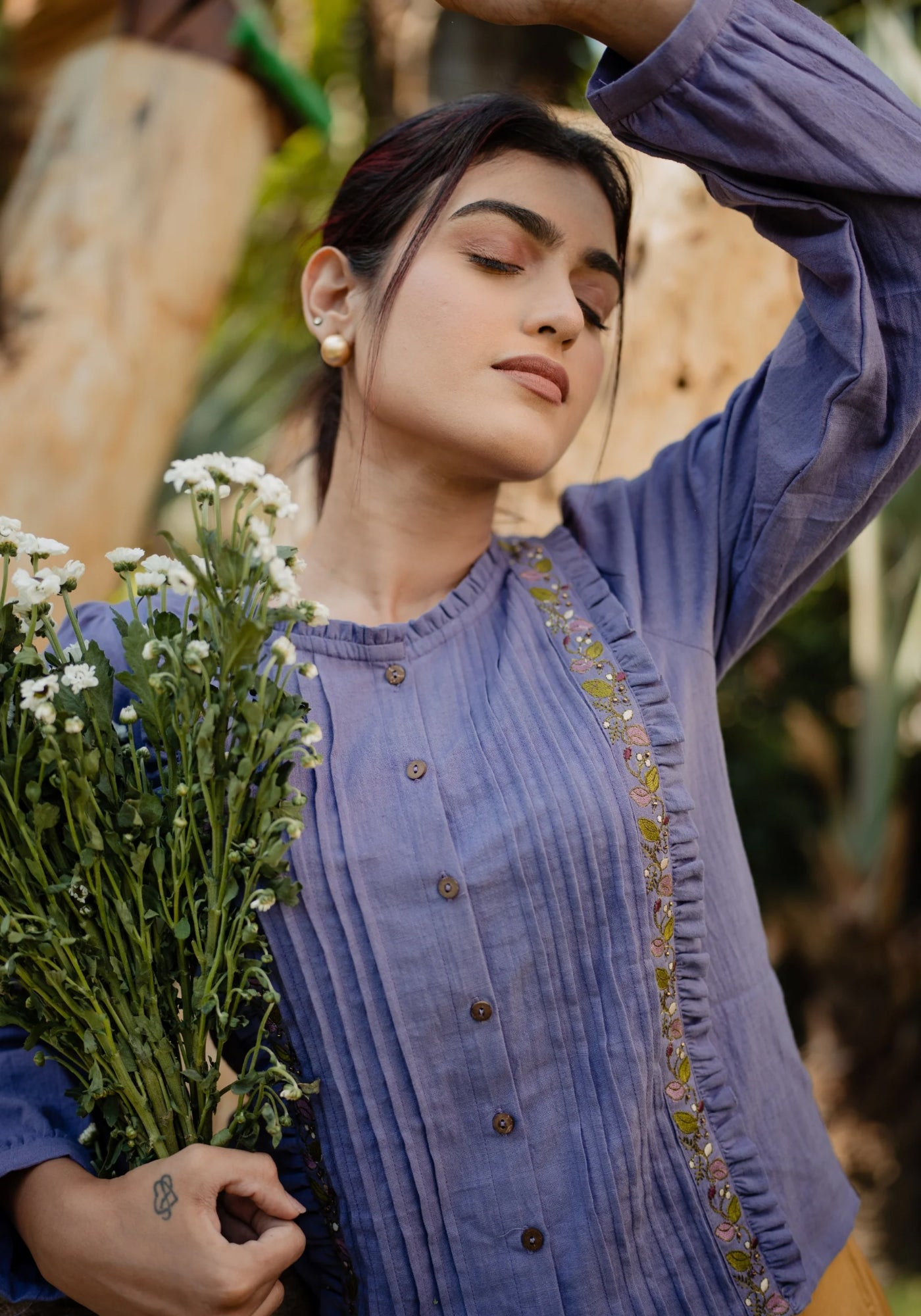 PRIYA MAUVE SHIRT