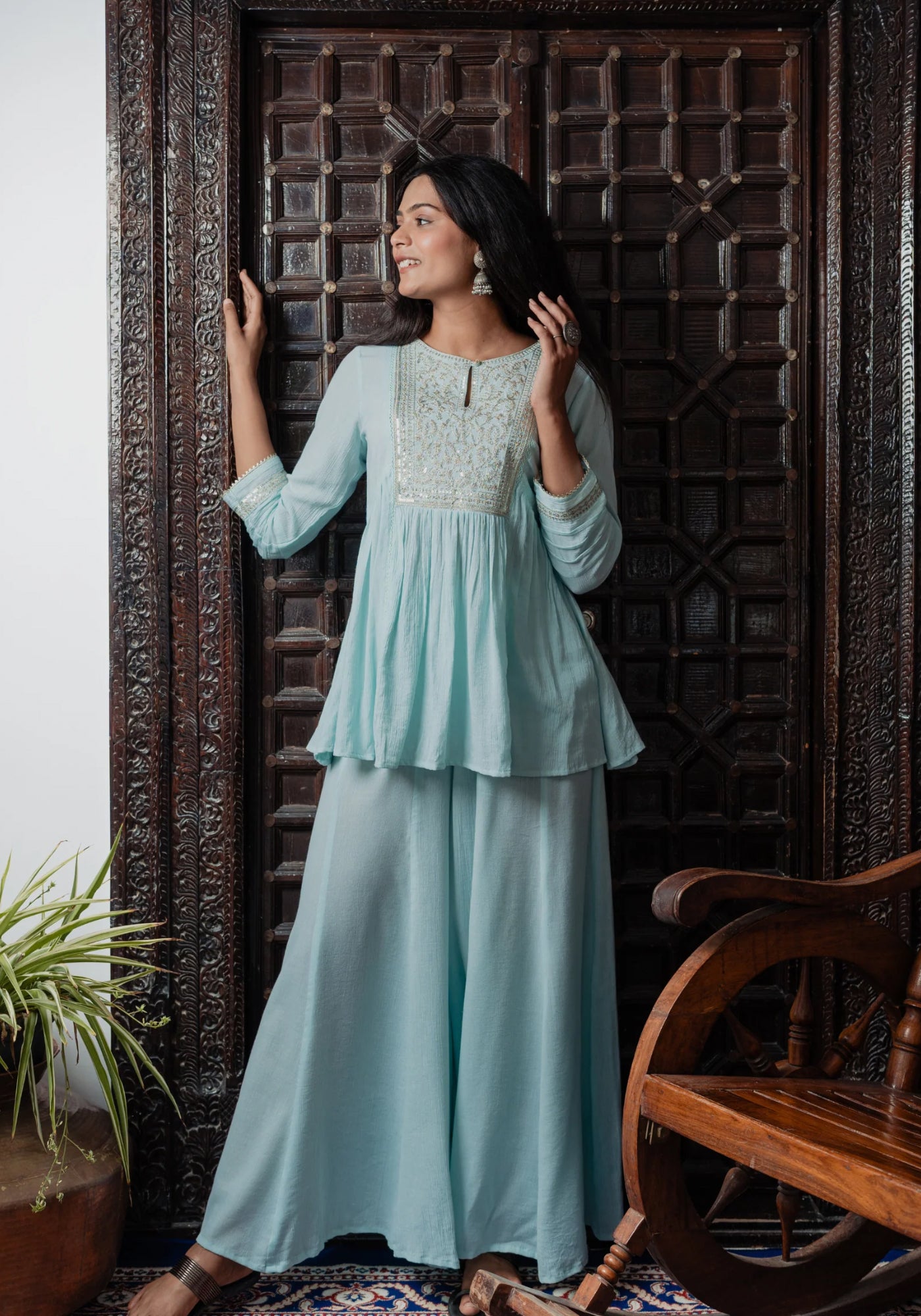 RUHANI CREPE CO-ORD SET