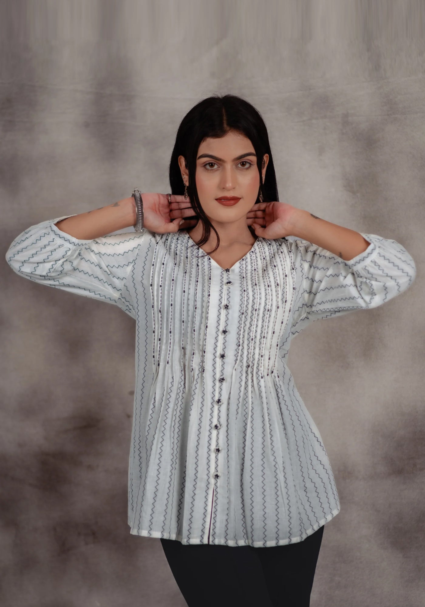 MITISHA OFF WHITE TOP