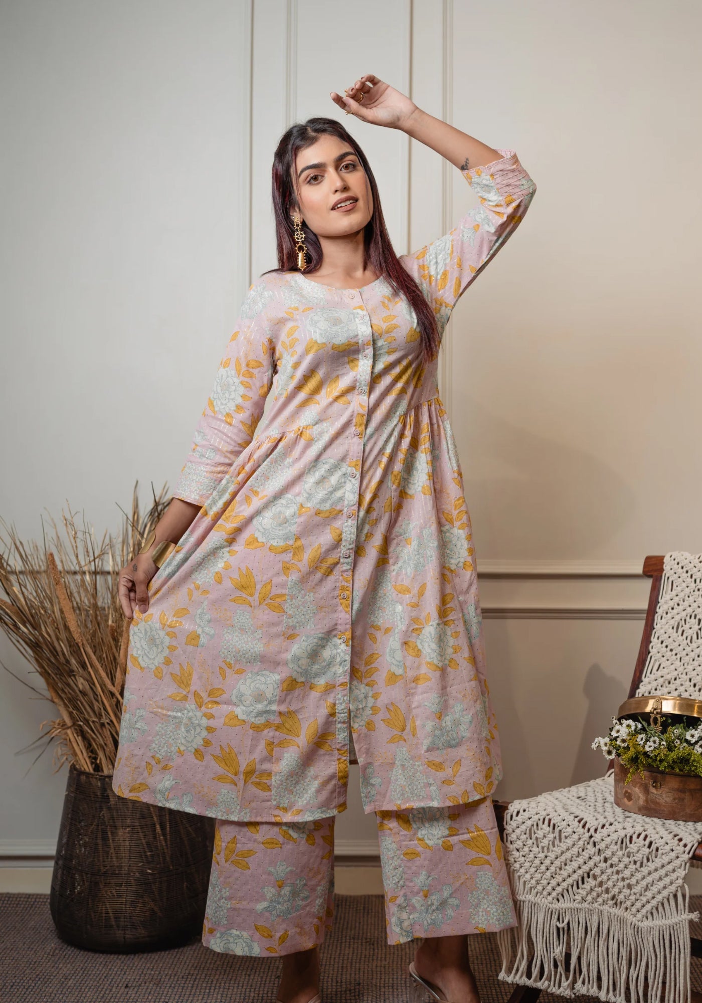 LAILA PRINTED 2 PC KURTA SET
