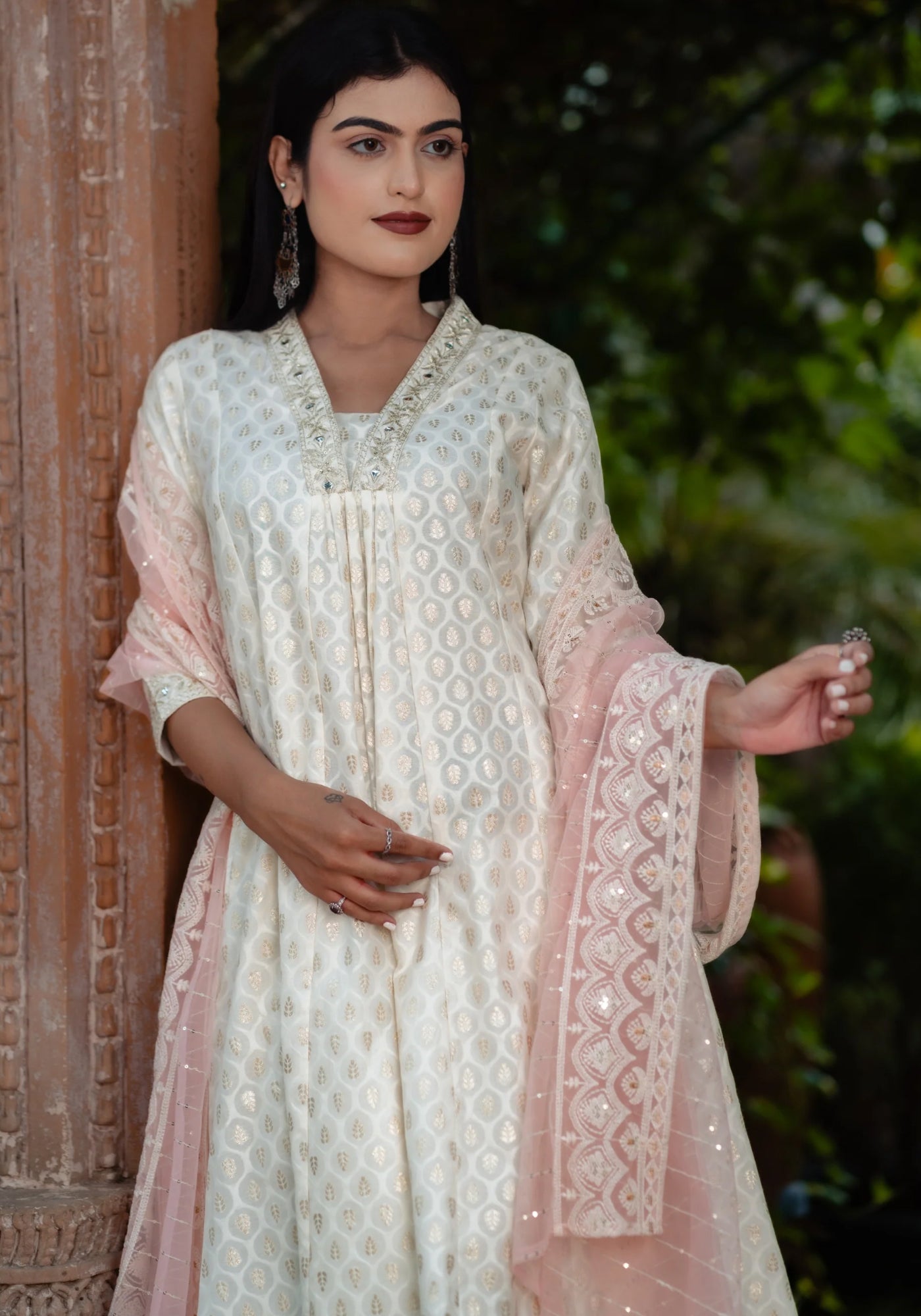 SANCHI 3 PC BROCADE SET