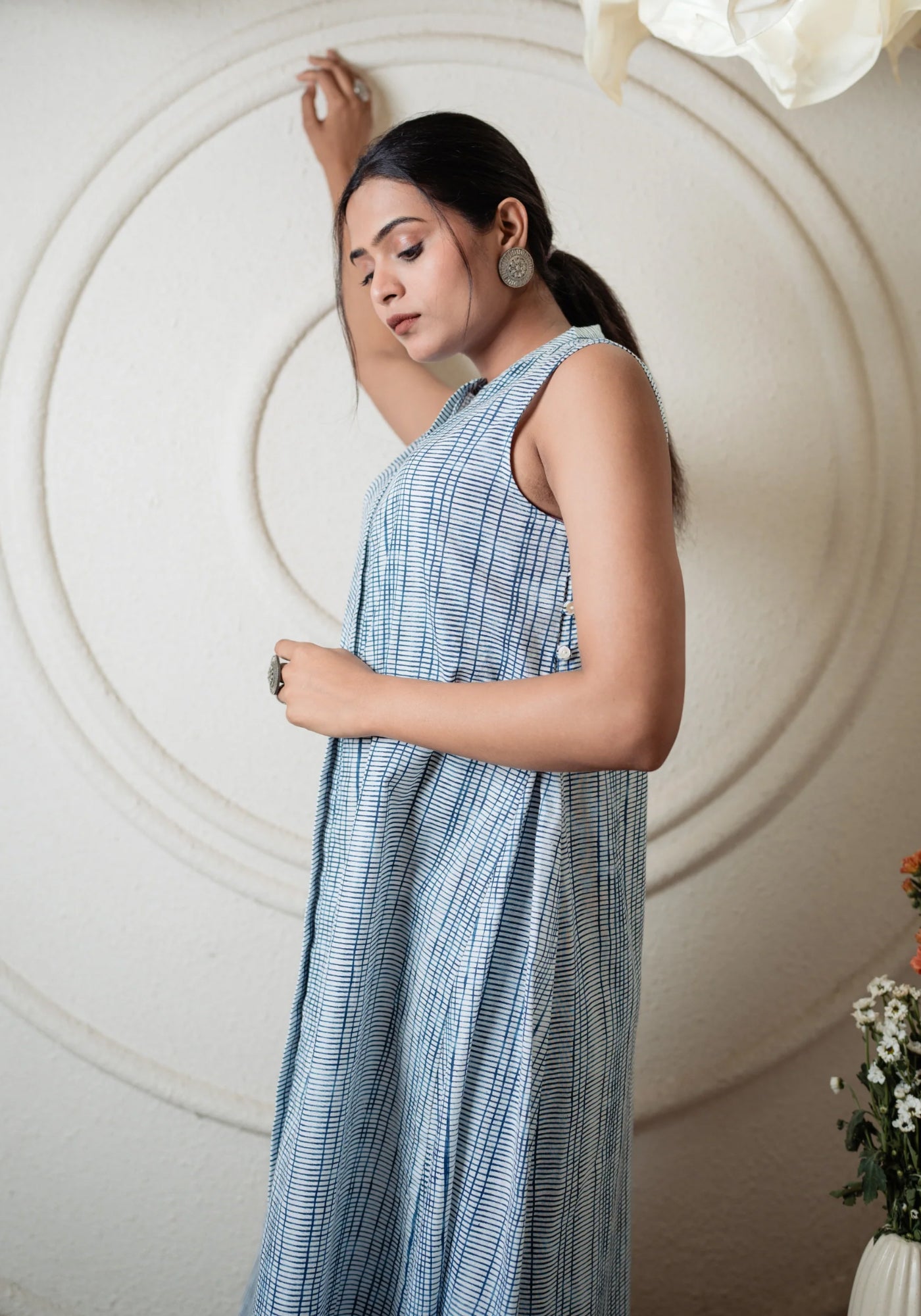 AMY SIDE BUTTONDOWN DRESS