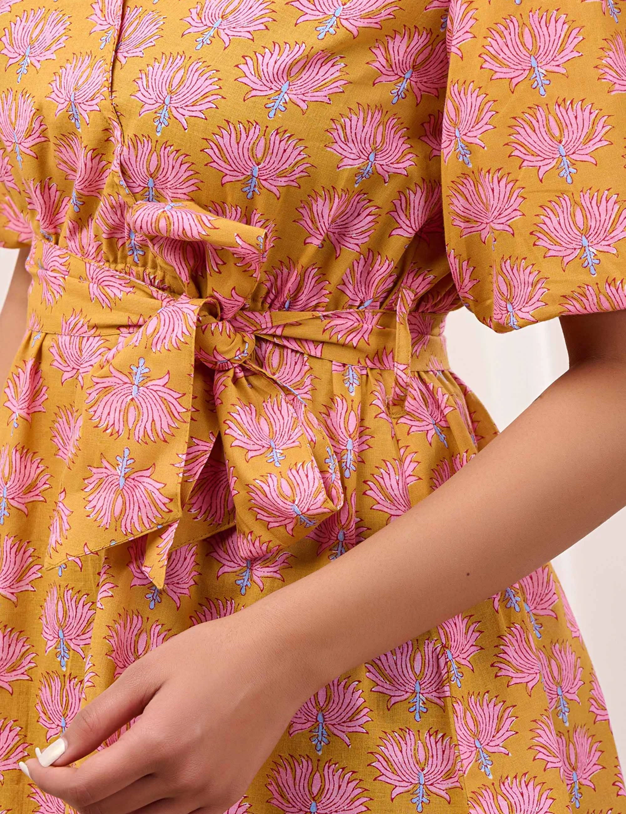 SPRING WHISPER WRAP TOP
