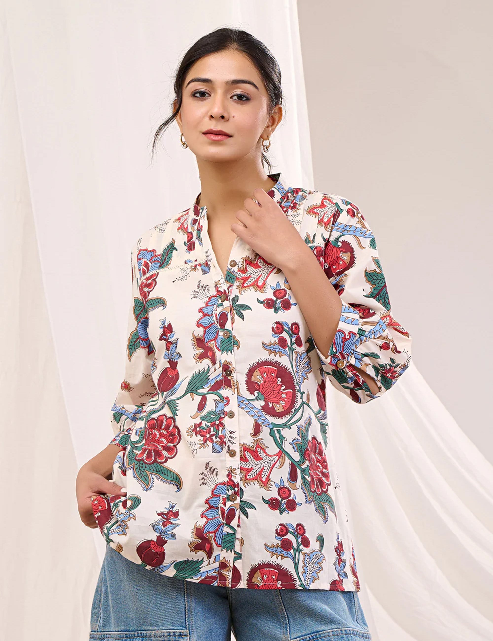 ENCHANTED GARDEN UTILITY TOP