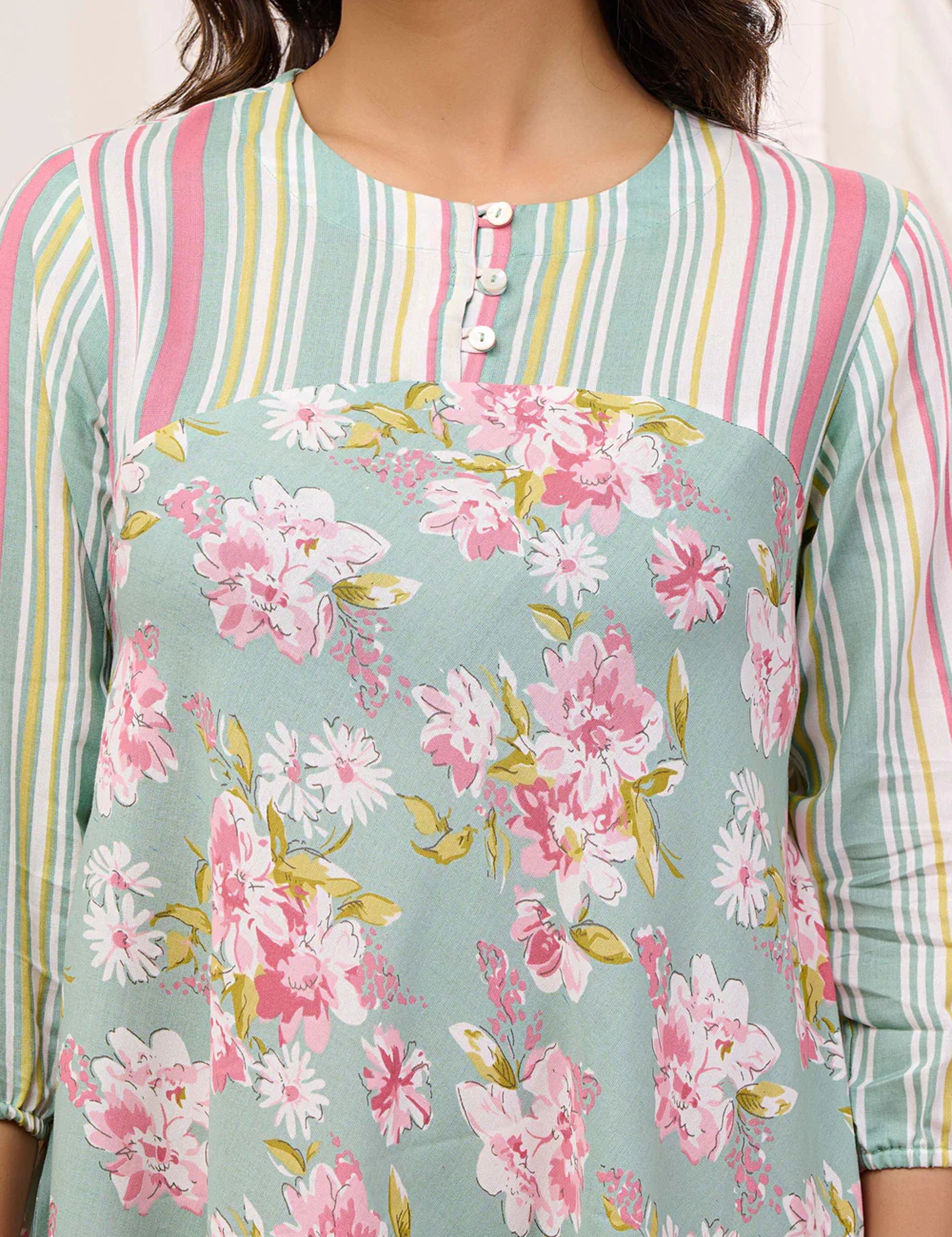SPRINGTIME SERENADE TUNIC DRESS
