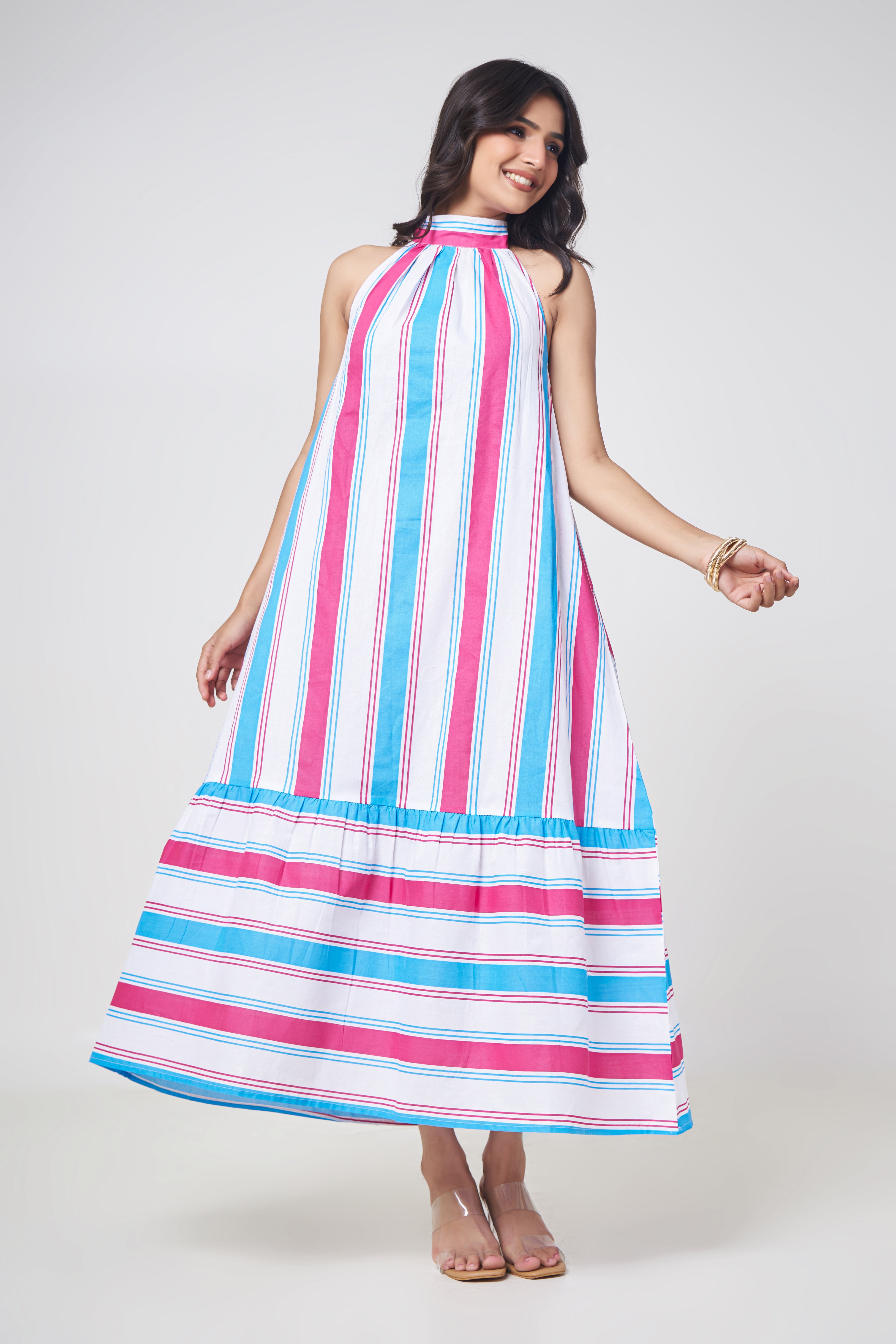 Nor Costal Stripe Dress