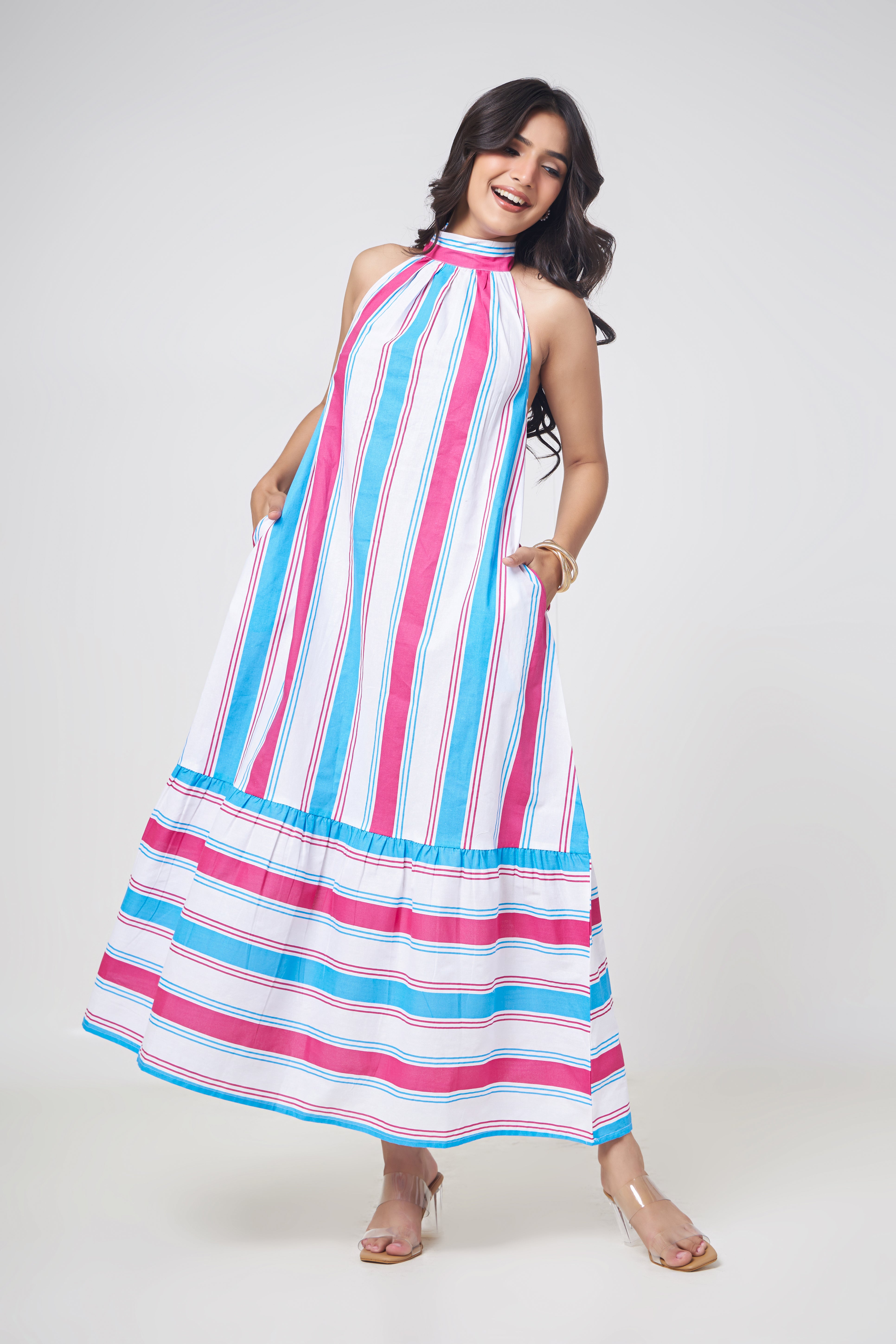 Nor Costal Stripe Dress