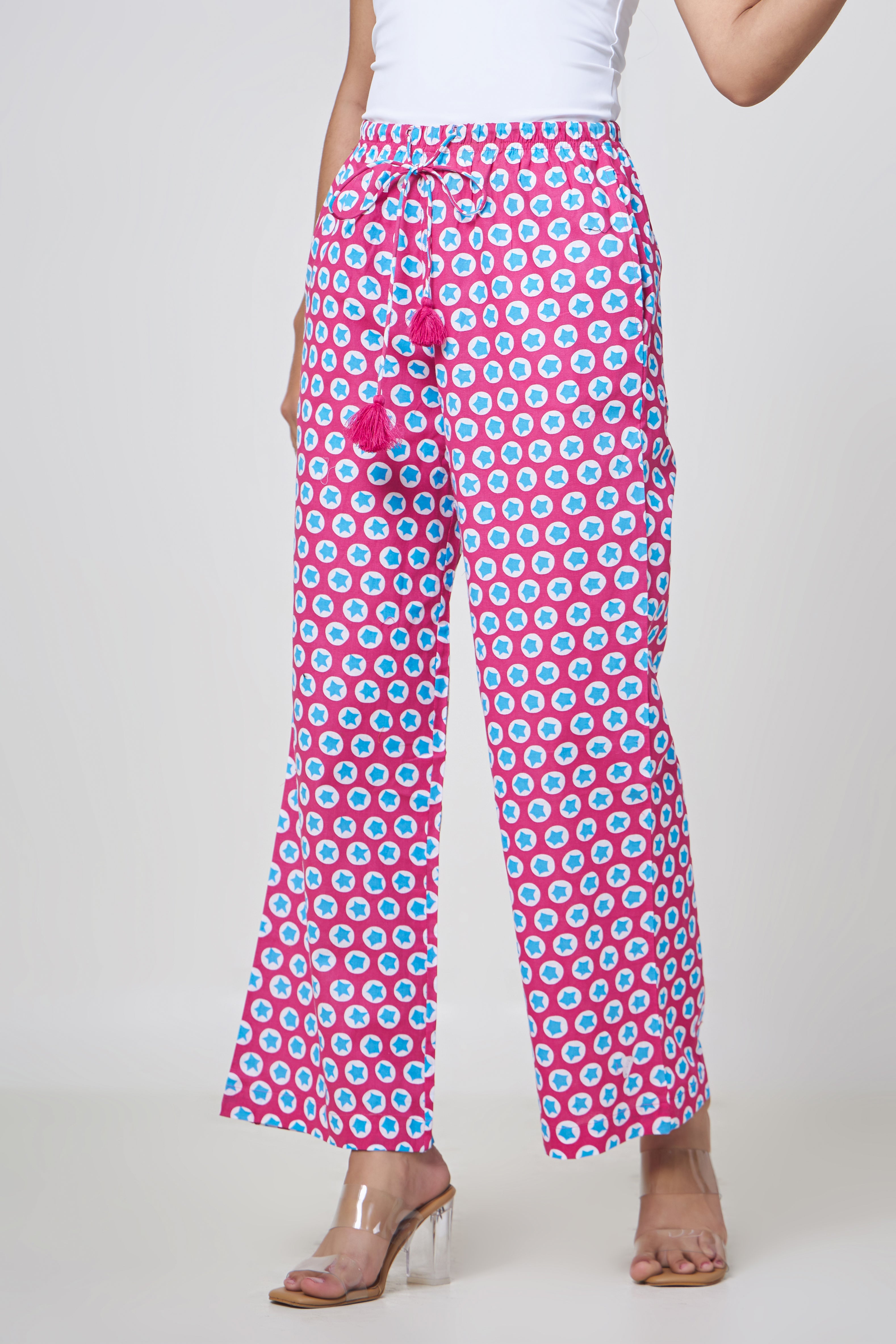 Riva Pink Tassel Lounge Pants