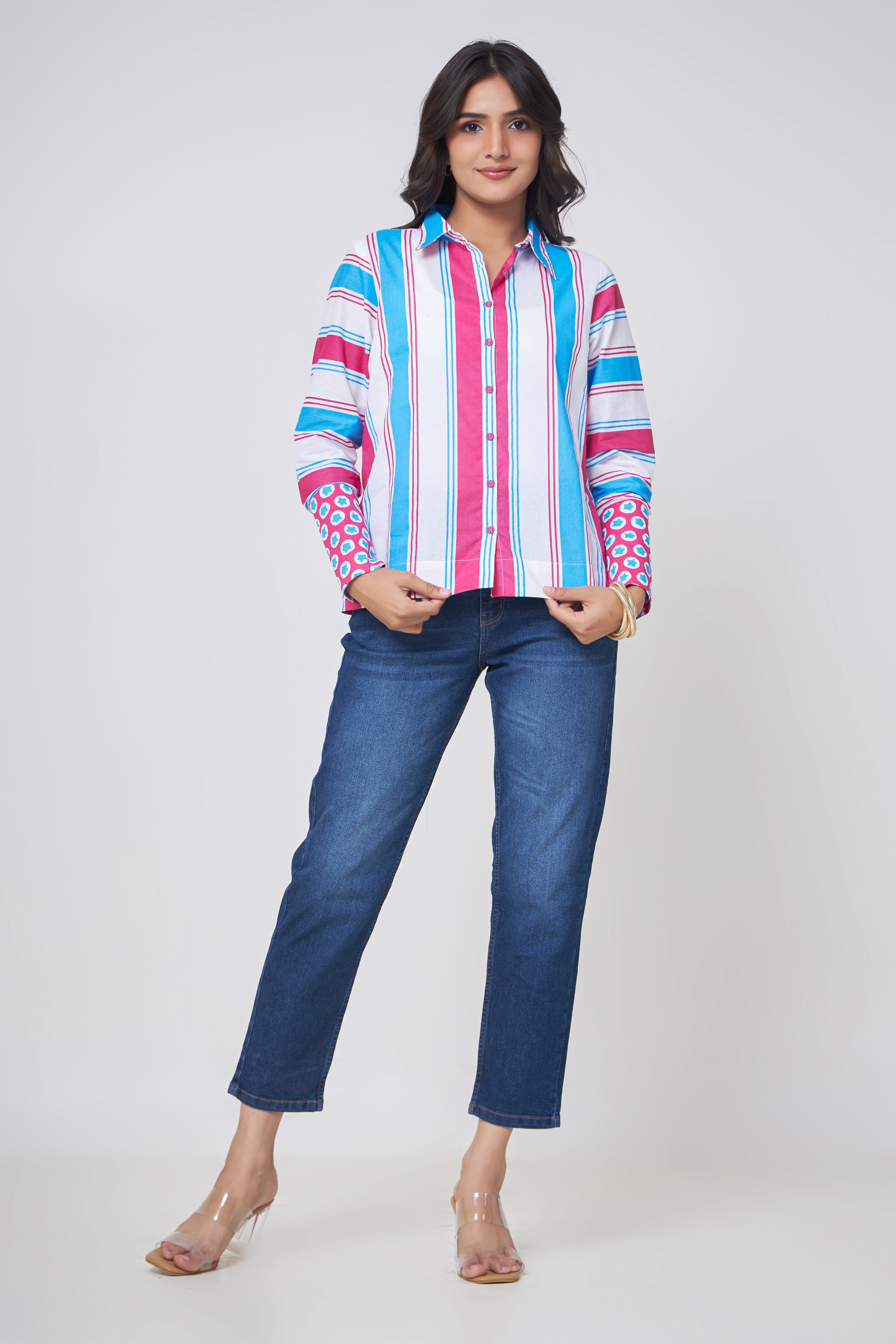 Nysa Candy Stripe Shirt